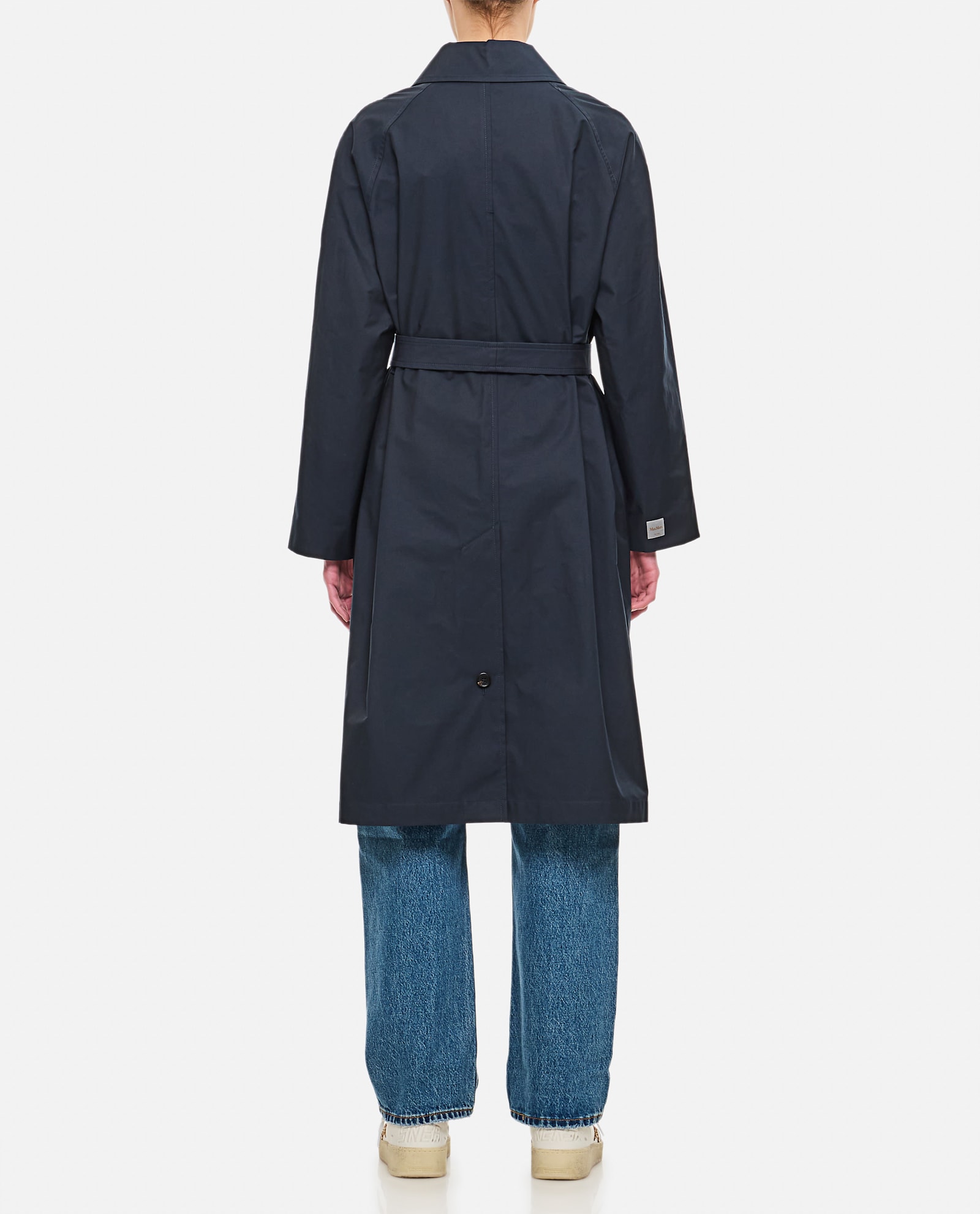 Max Mara The Cube Orleans Trench In Blue