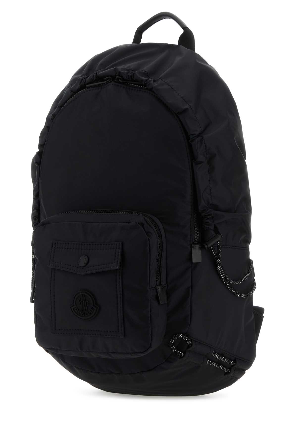 Moncler Black Nylon Makaio Backpack In 999