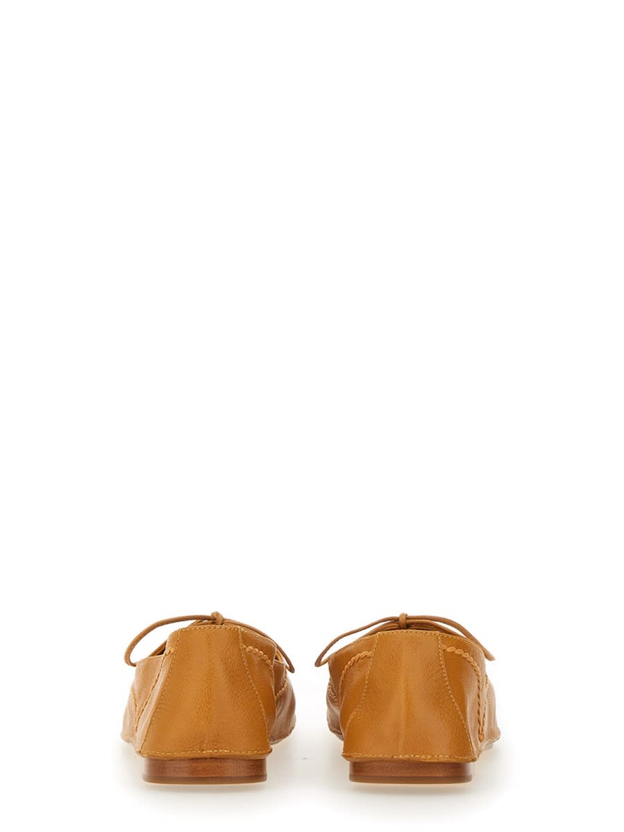 Shop Hereu Moccasin Rassa In Buff