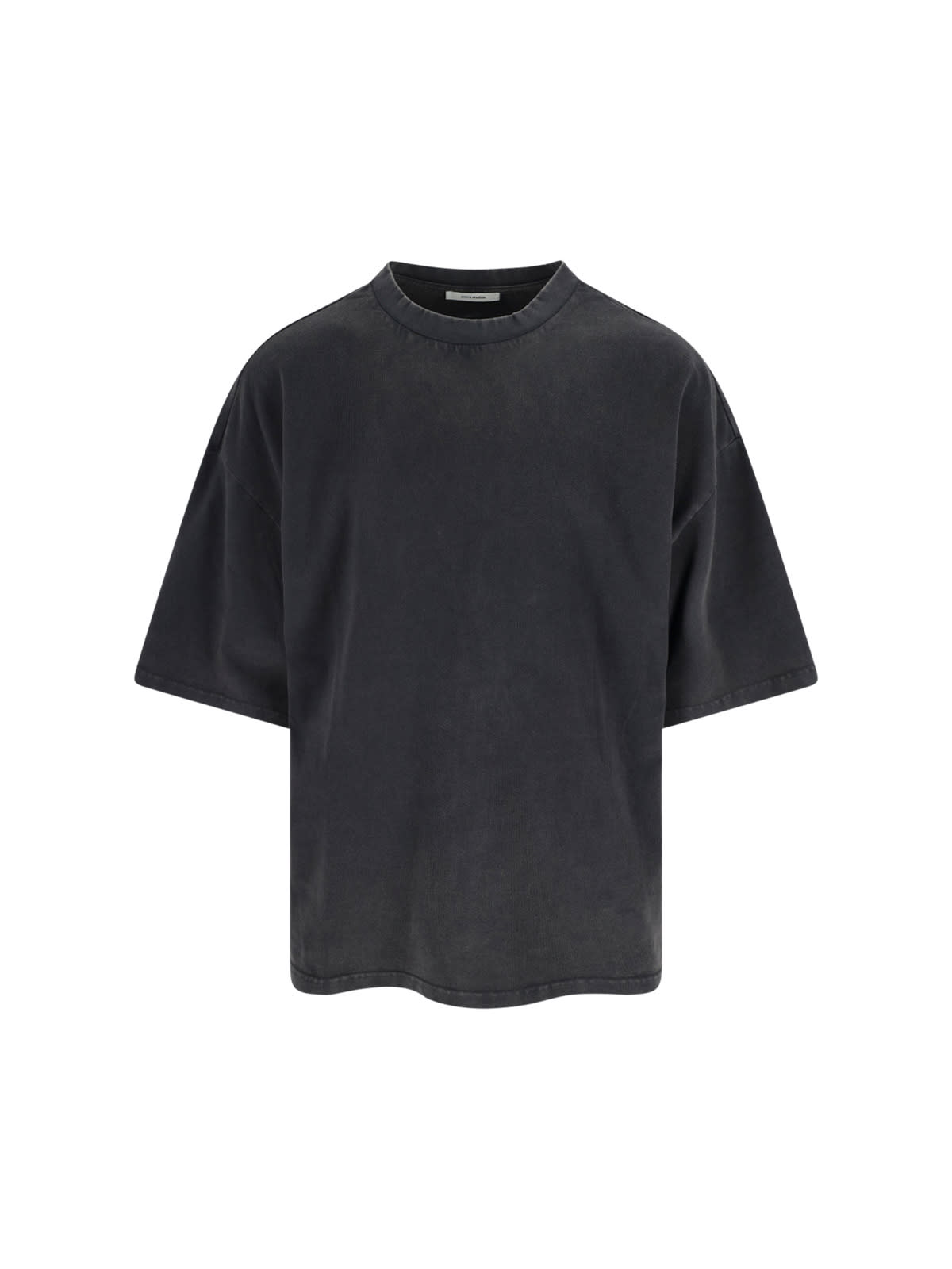 Entire Studios Cotton Jersey T-shirt In Black