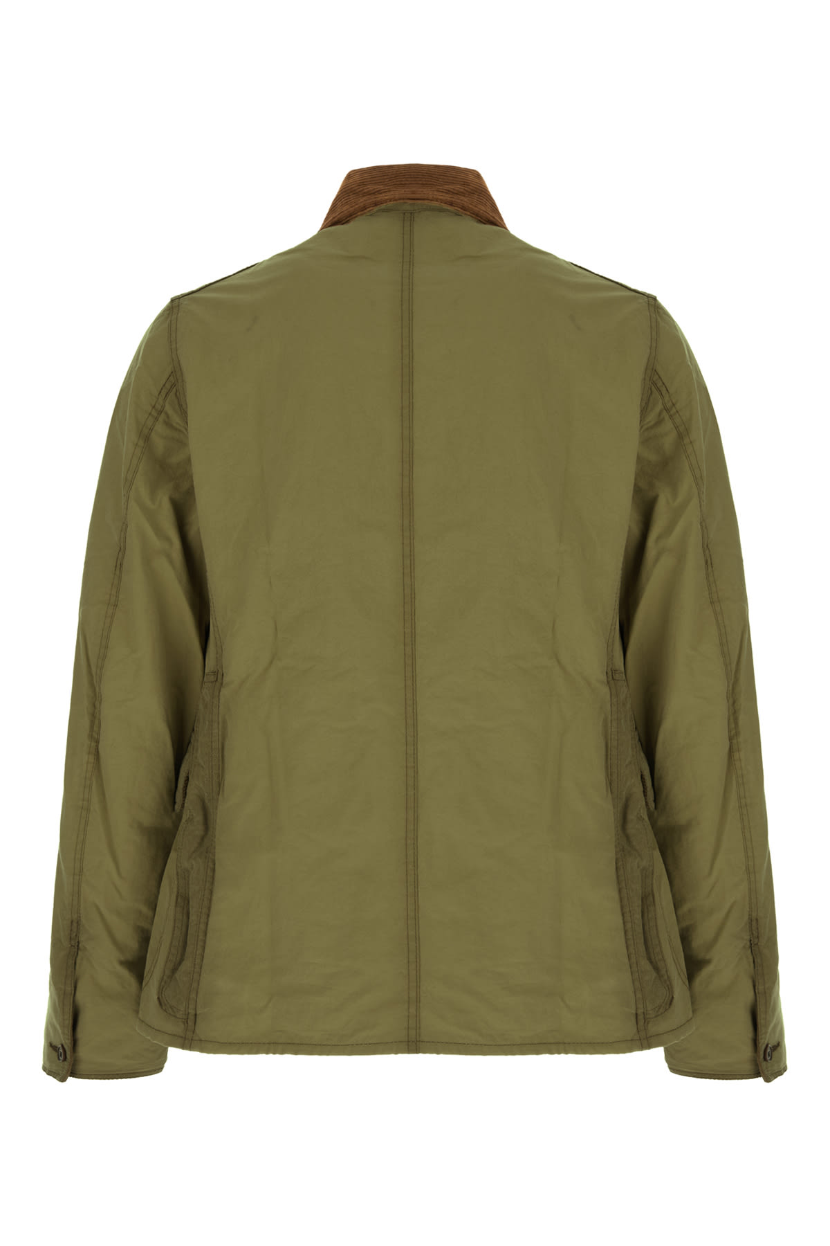 Shop Barbour Olive Green Cotton Workwear Jacket In Archive Olive
