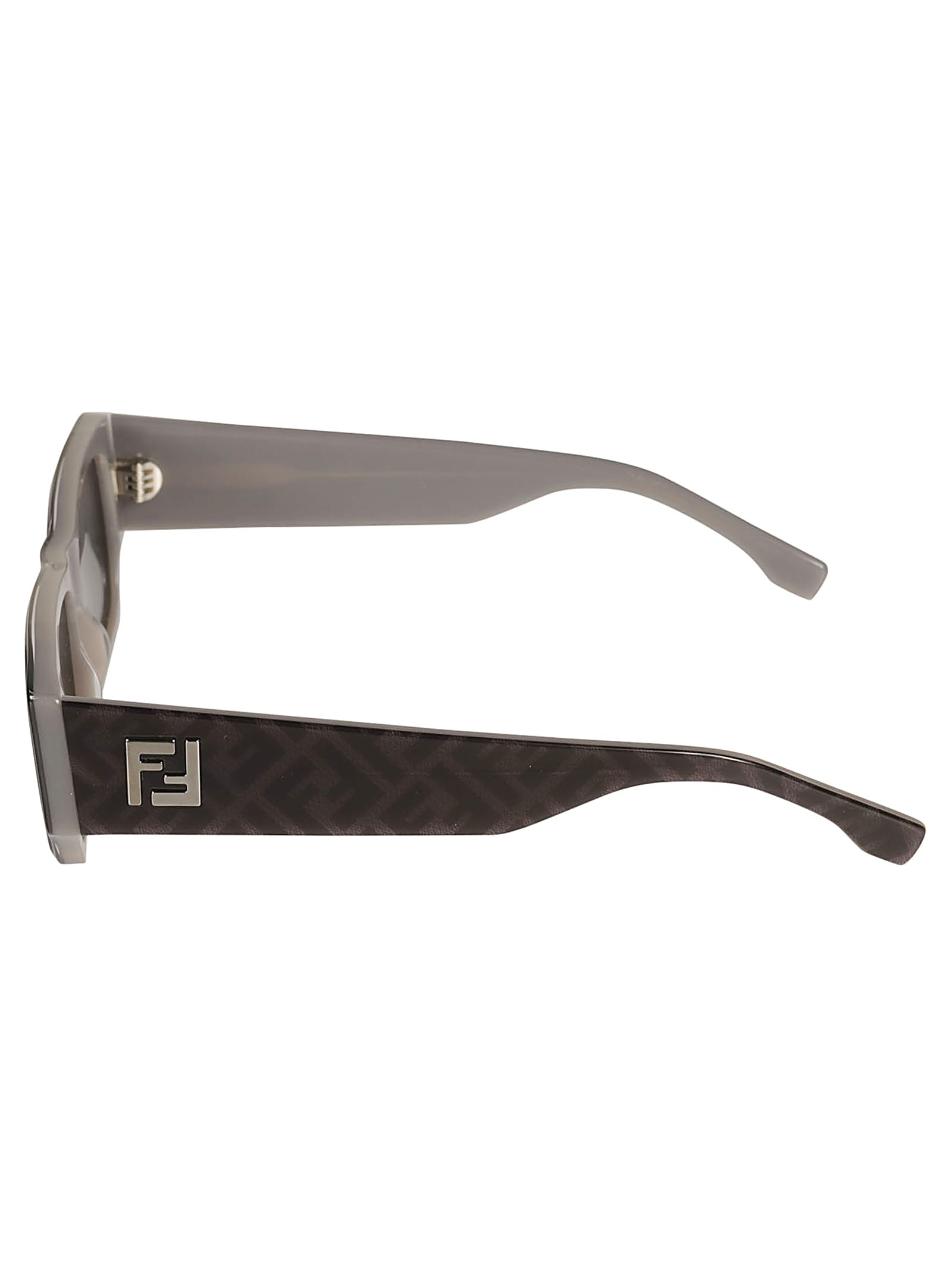 Fendi Rectangle Classic Sunglasses In 20a - Grey