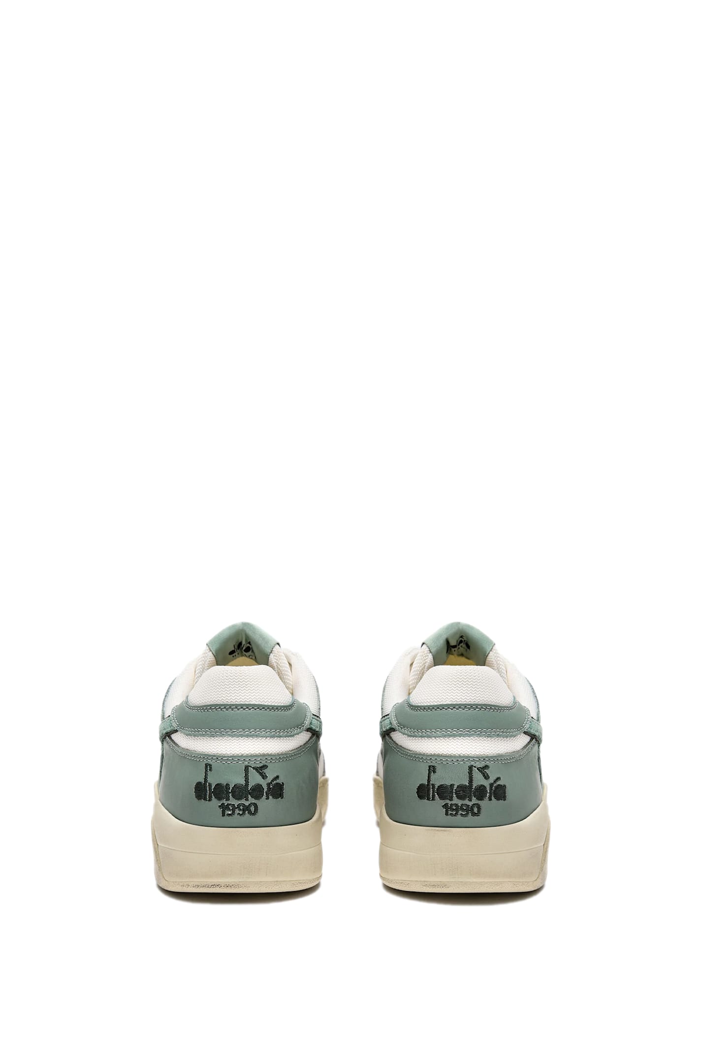 Shop Diadora B.560 Used Sneakers In Green