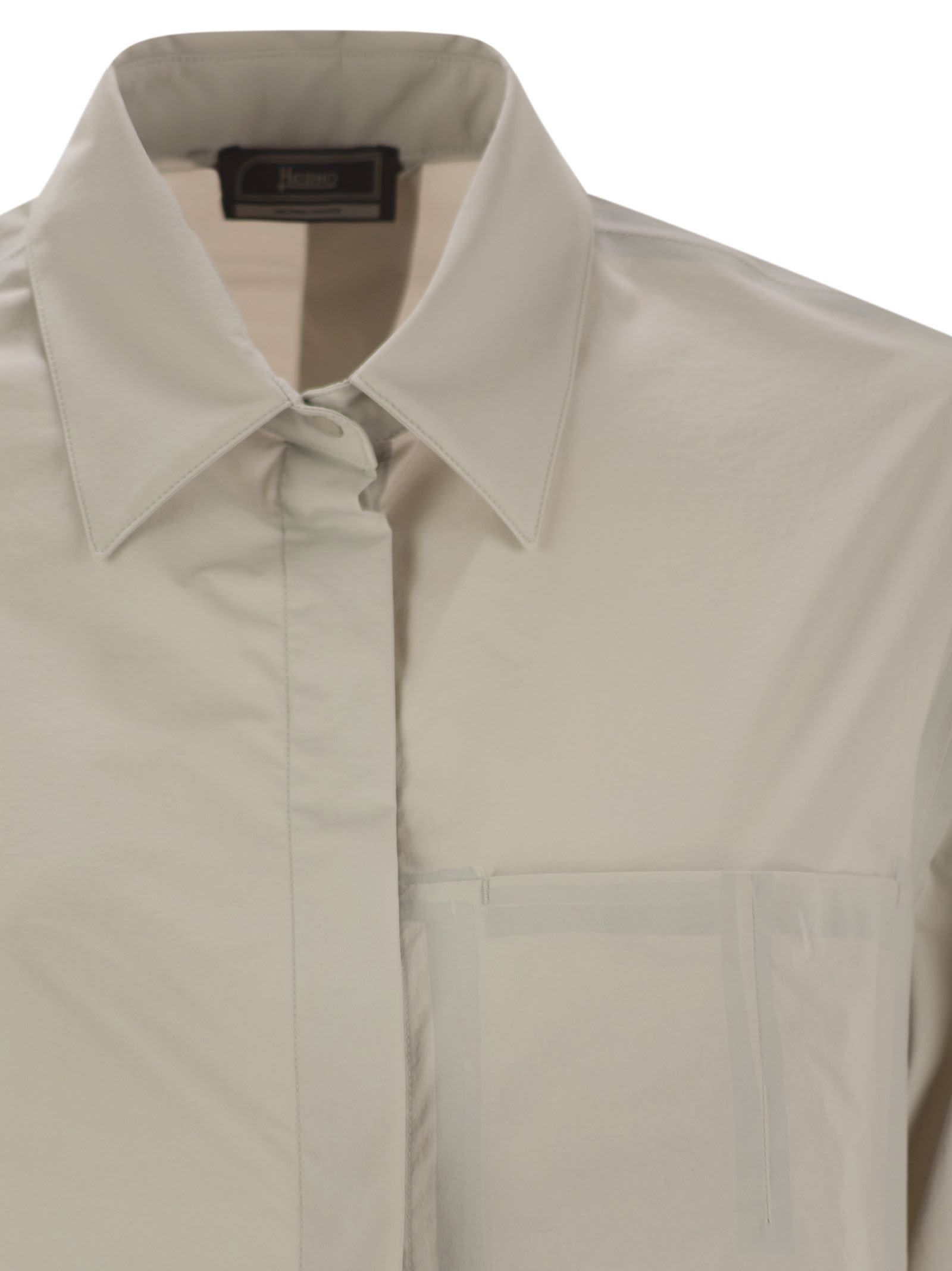 Herno Women's Stretch Tech Shirt In Ice