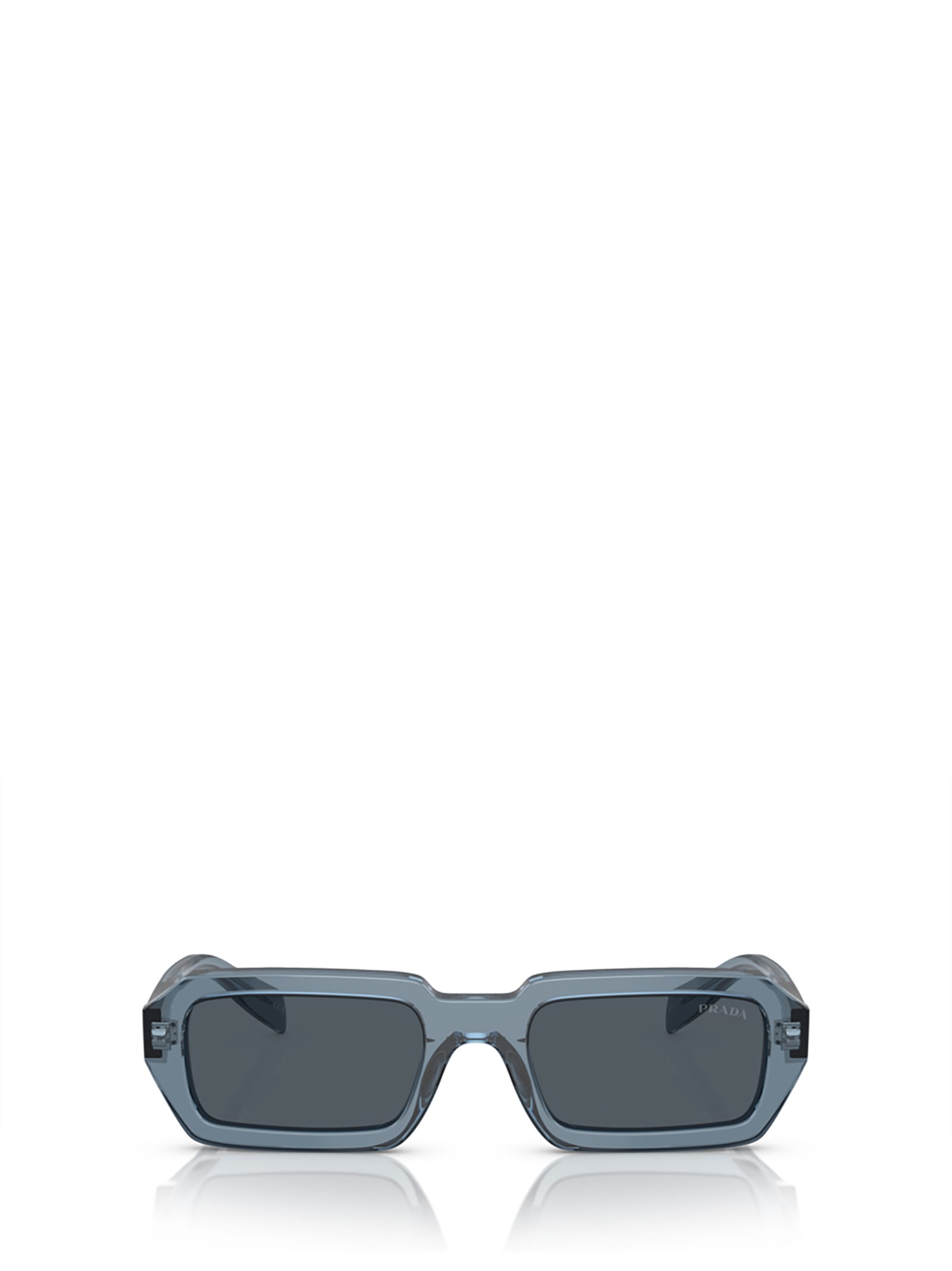 Prada Pr A12s Transparent Blue Sunglasses