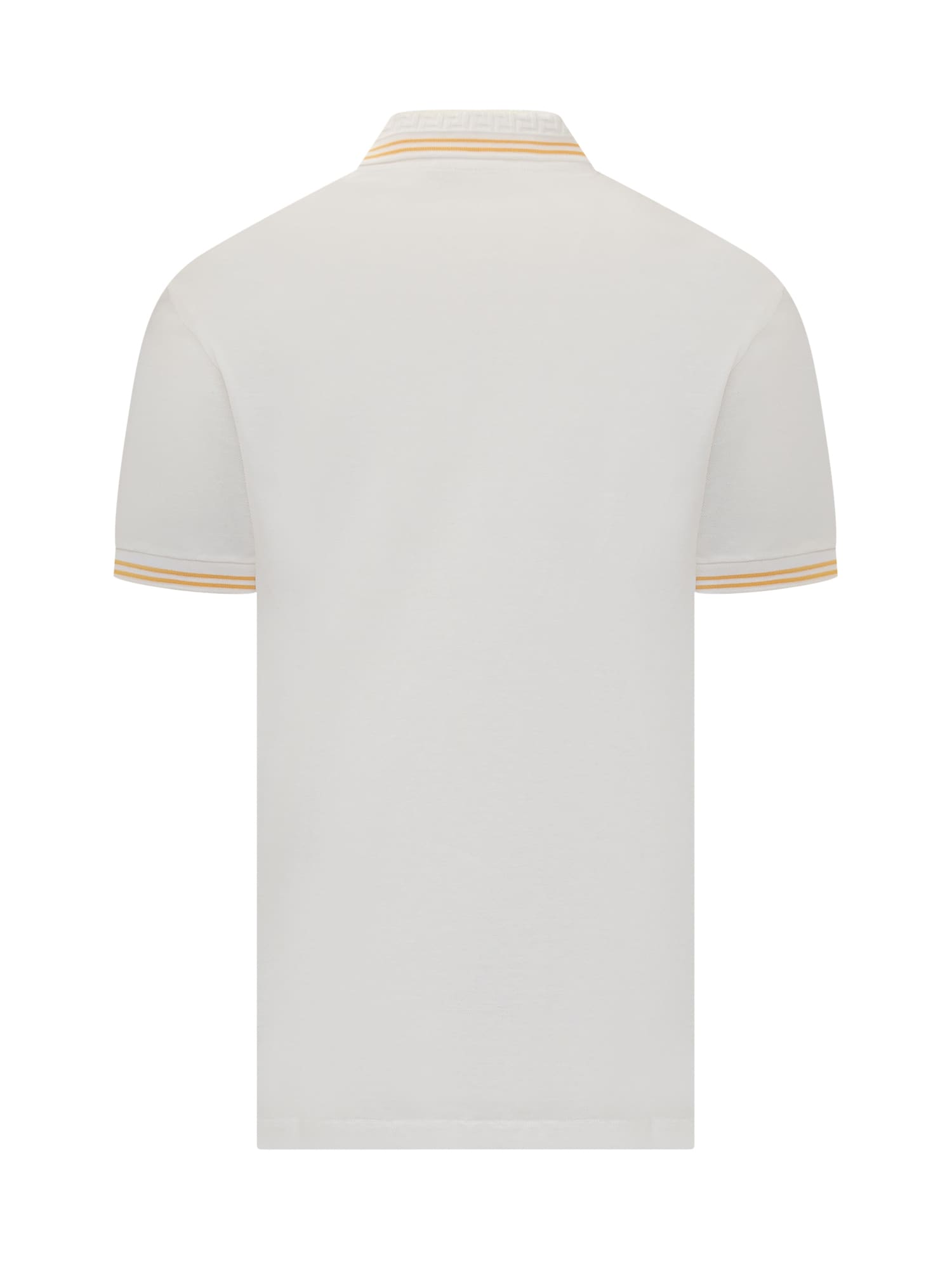 VERSACE MEDUSA WITH GRECA JACQUARD POLO SHIRT