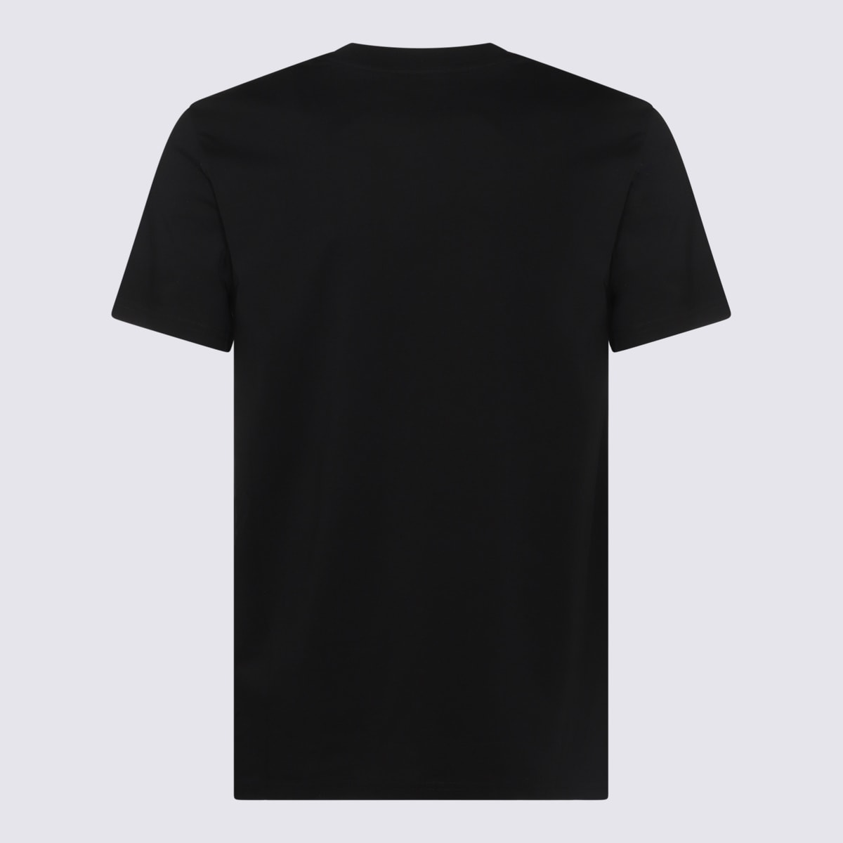 Shop Moschino Black Cotton T-shirt