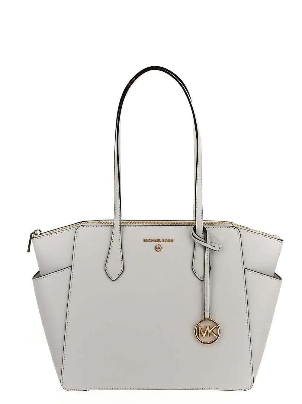 Michael Michael Kors Marilyn Medium Tote Bag In White | ModeSens