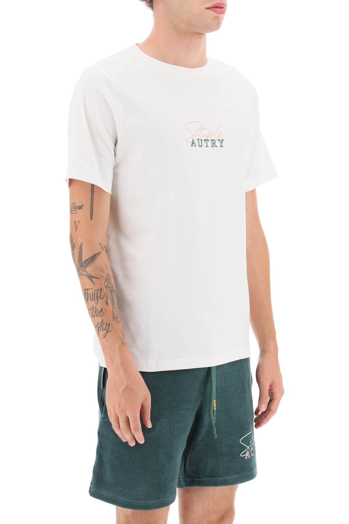 Autry T-shirt In Tintowhite