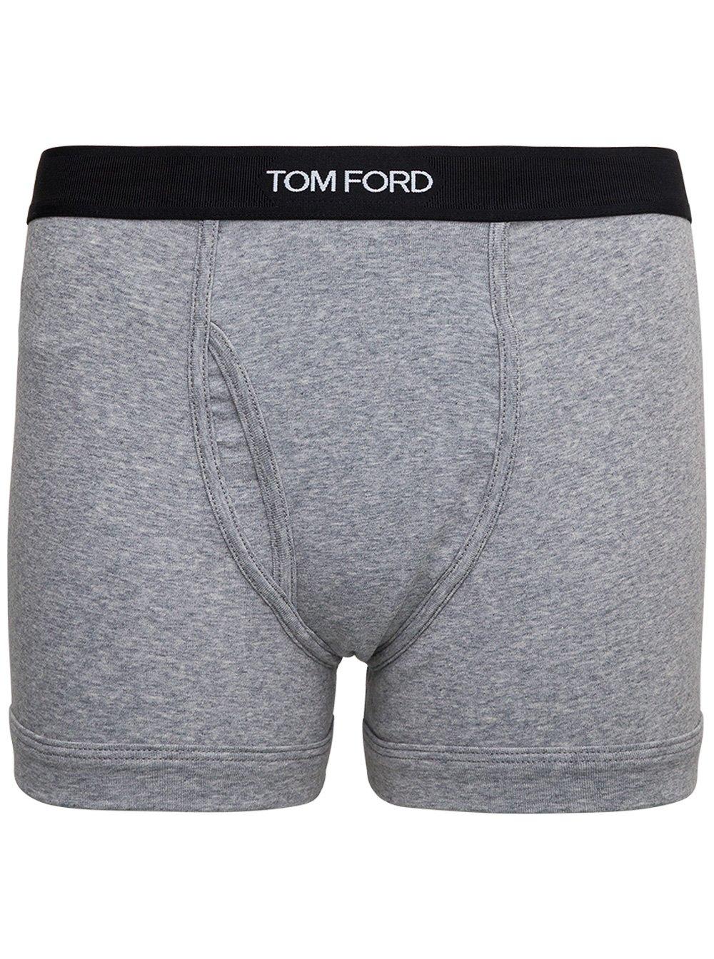 Tom Ford Logo Waistband Boxer Briefs