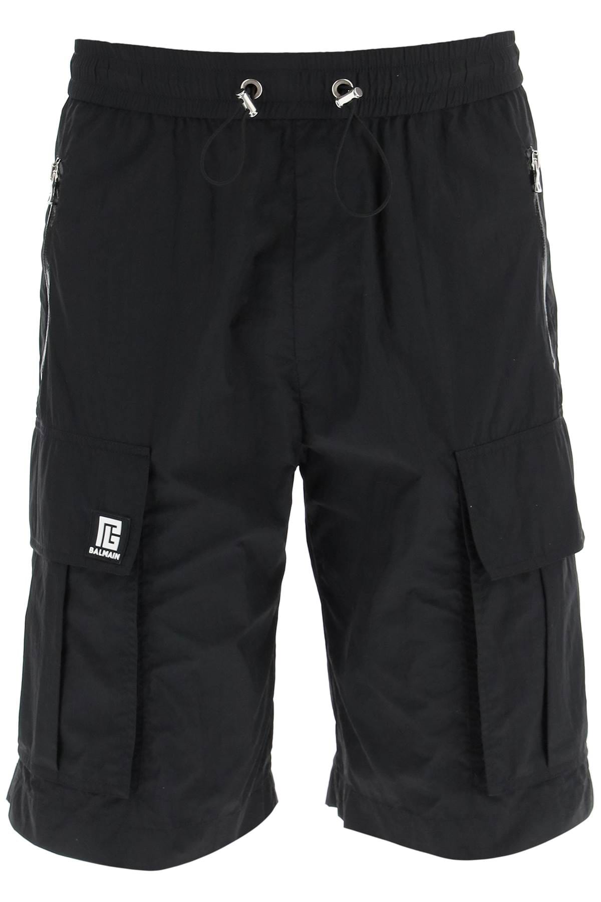 Balmain Nylon Cargo Shorts
