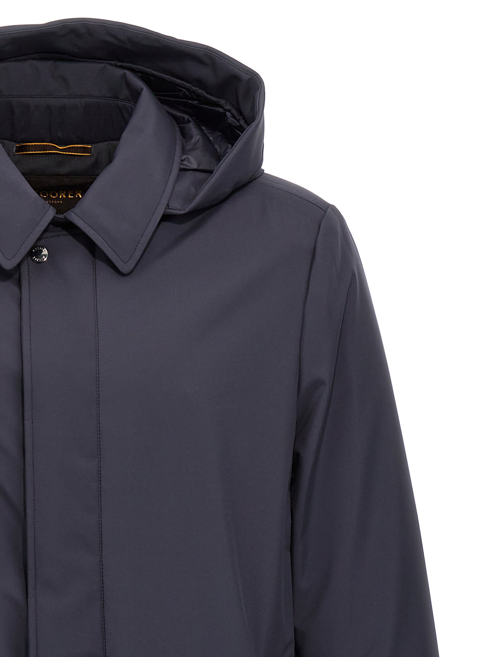 Shop Moorer Vido-skt Jacket In Blue