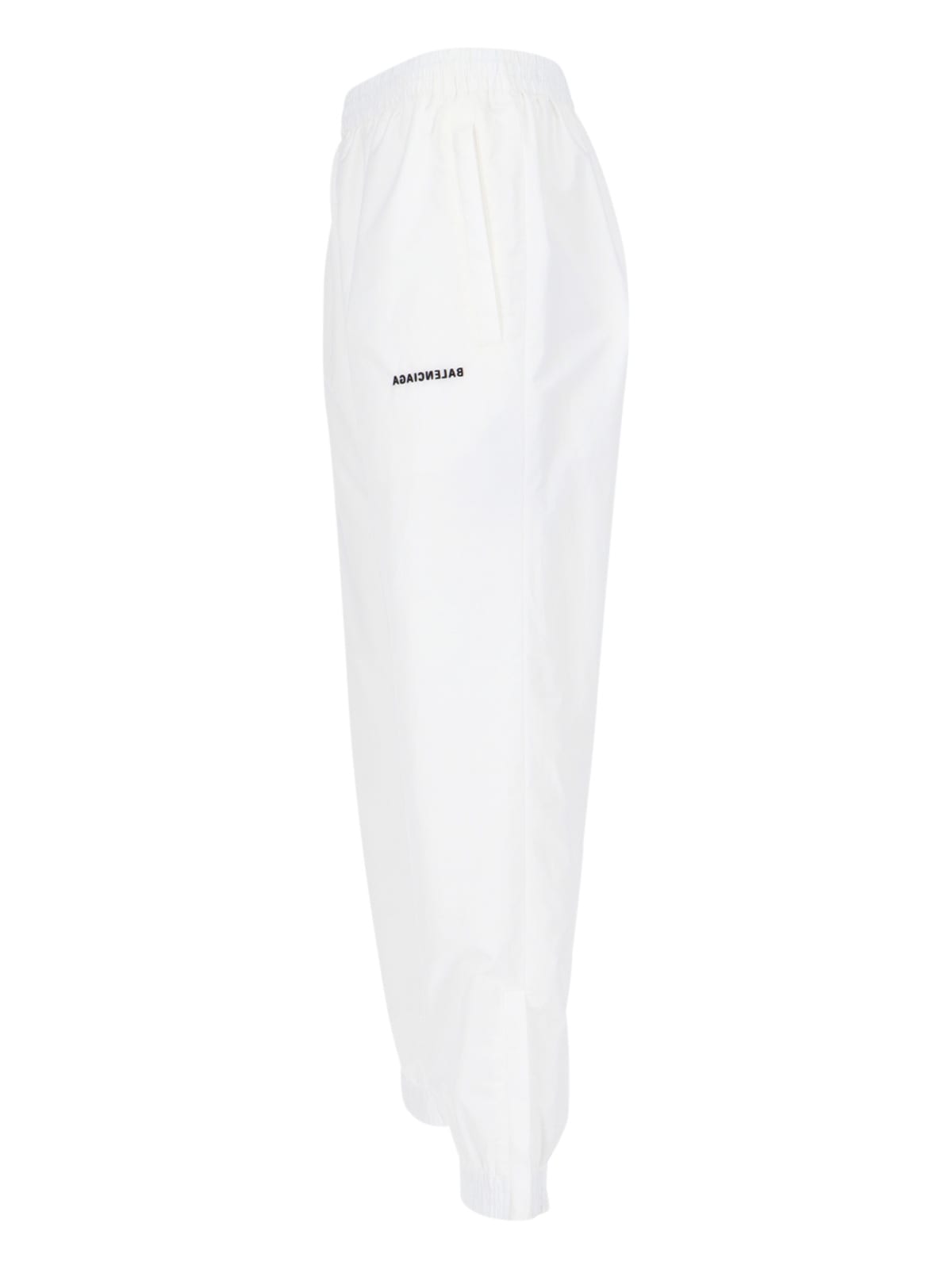 Shop Balenciaga Mirror Track Pants In White