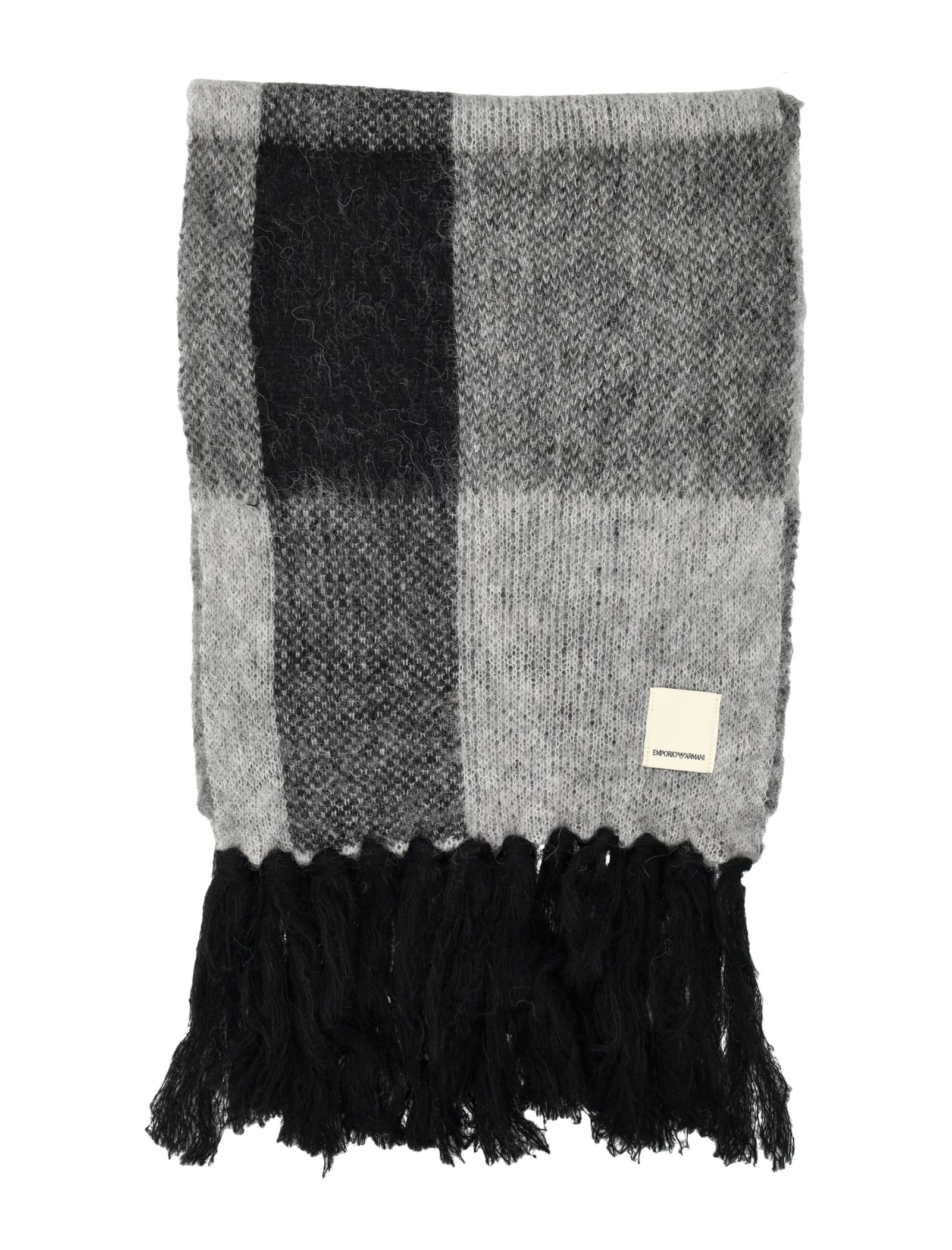 EMPORIO ARMANI ALPACA WOOL SCARF 