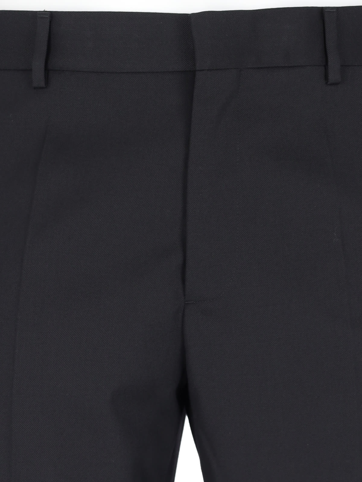Shop Off-white Straight Pants In Black Black