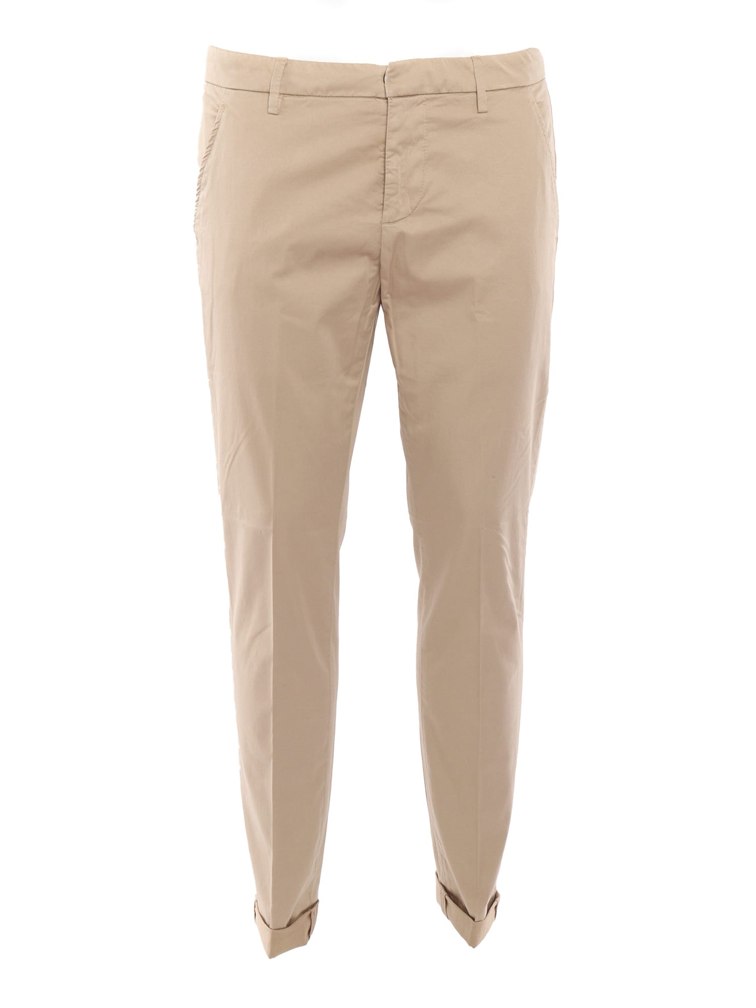 Shop Dondup Beige Chino Trousers