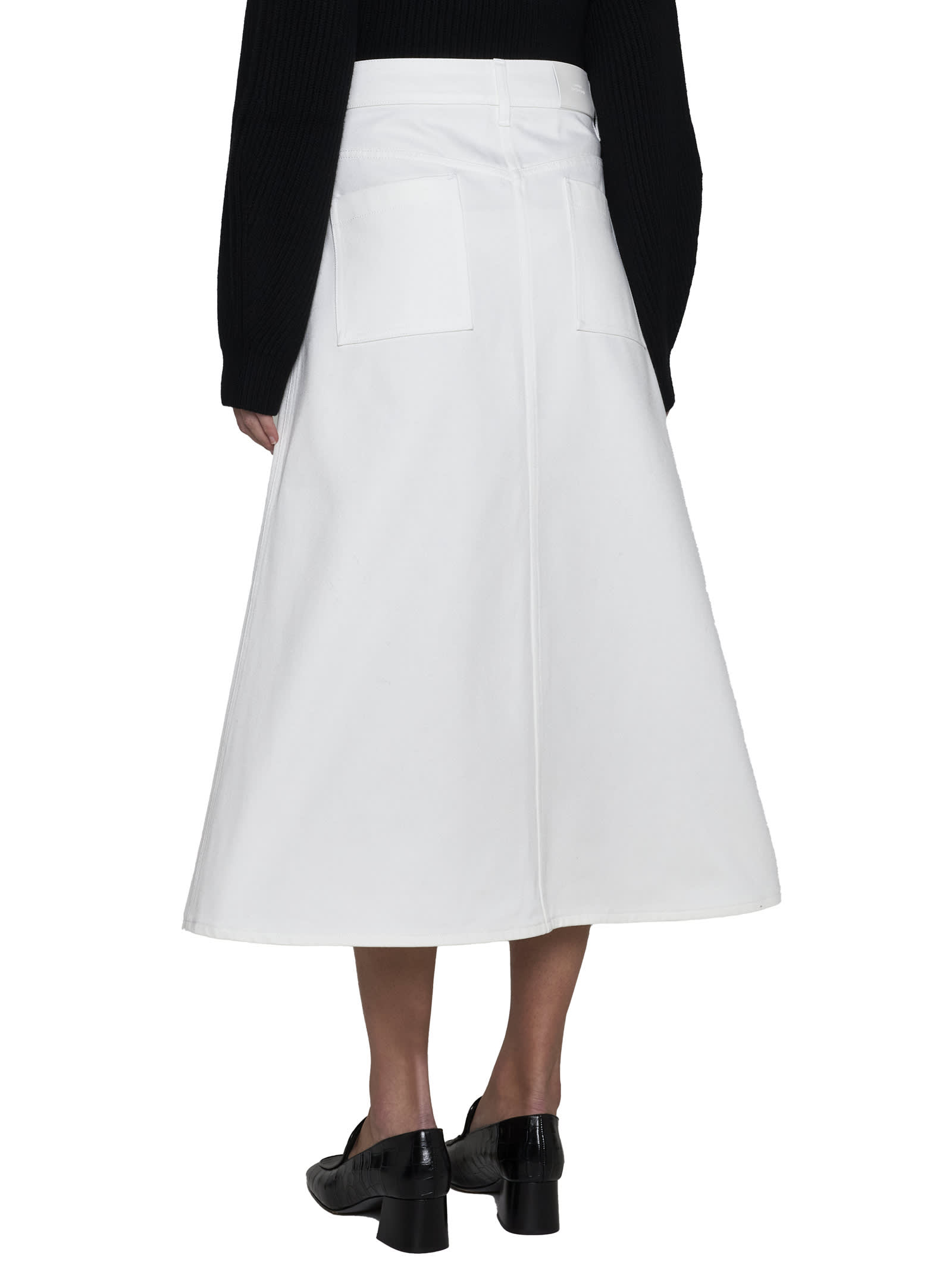 Shop Studio Nicholson Skirt In White