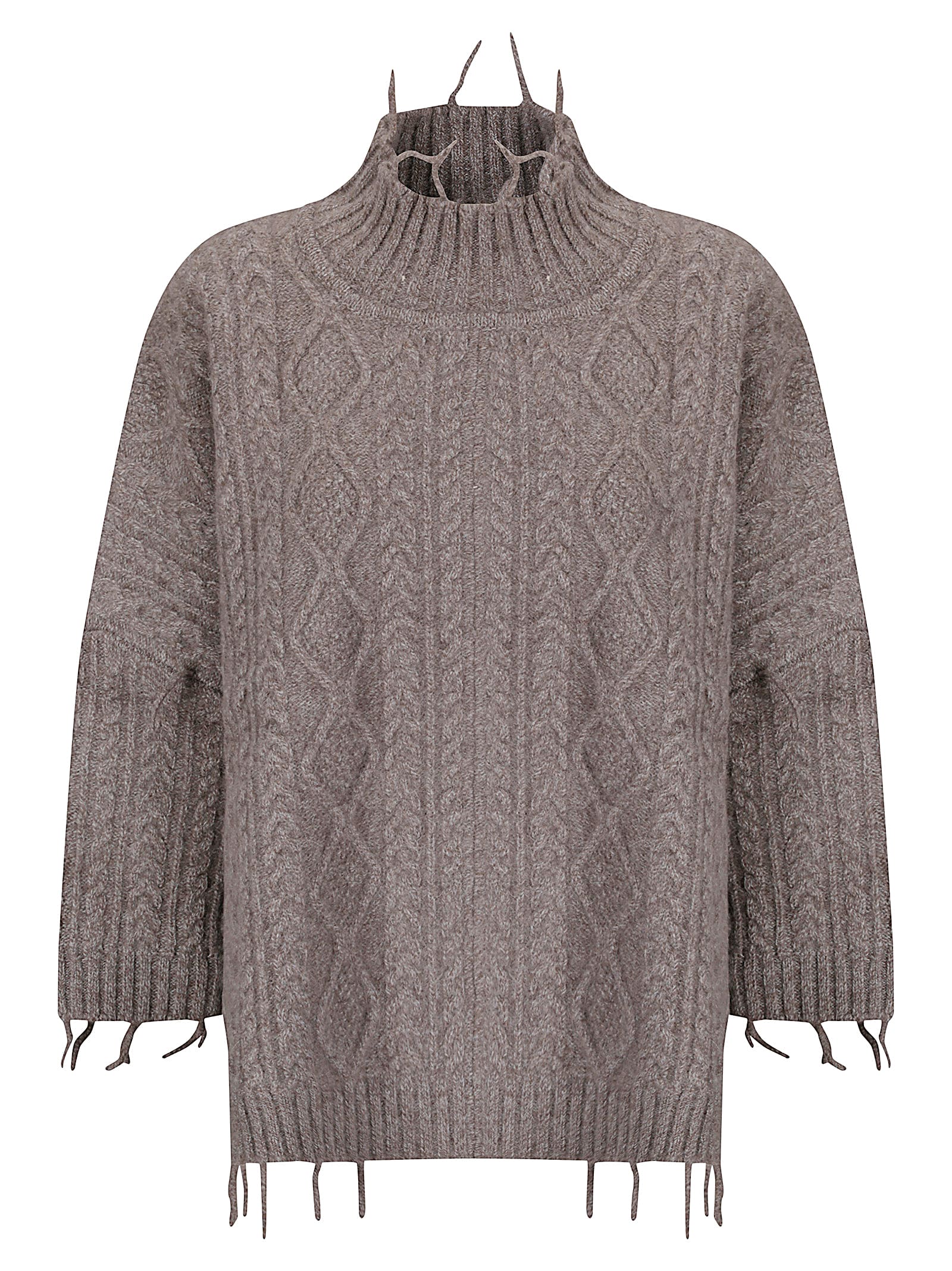 Archiviob Maxi Cape In Gray