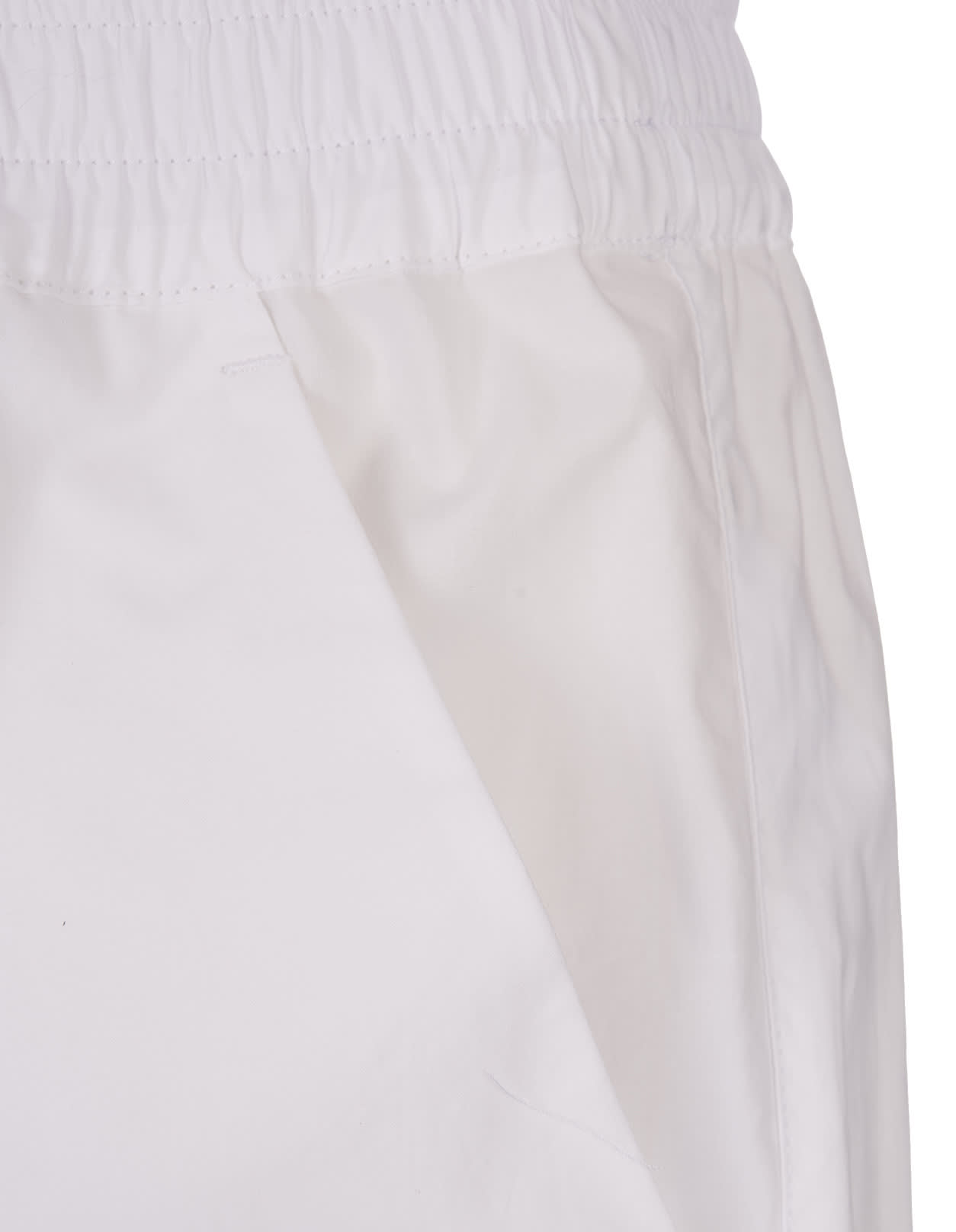 Shop P.a.r.o.s.h Canyox Shorts In White Cotton In Bianco