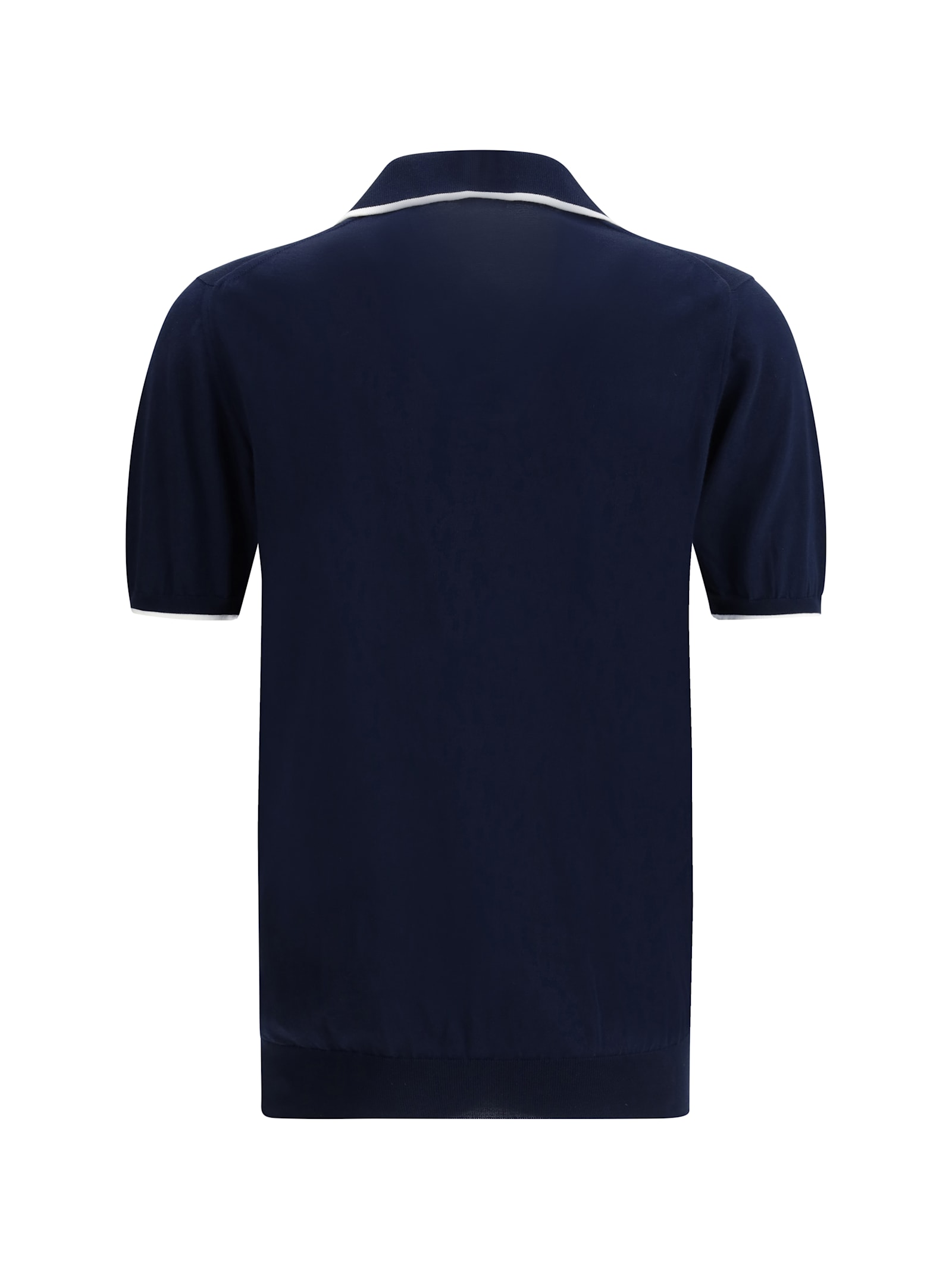 Shop Kiton Cotton Polo Shirt