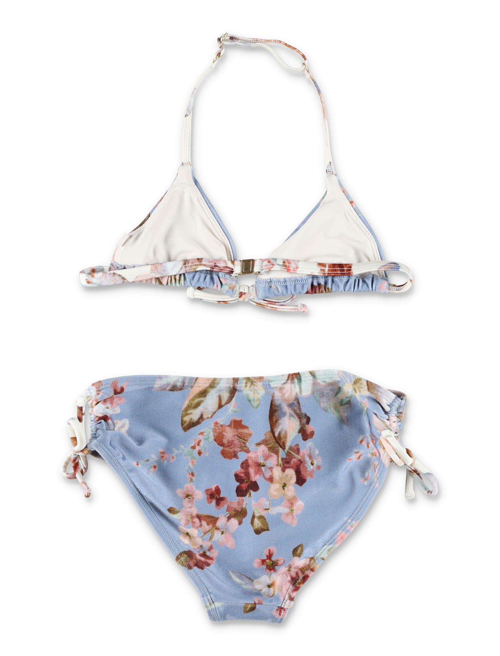 Zimmermann Triangle Bikini In Blue