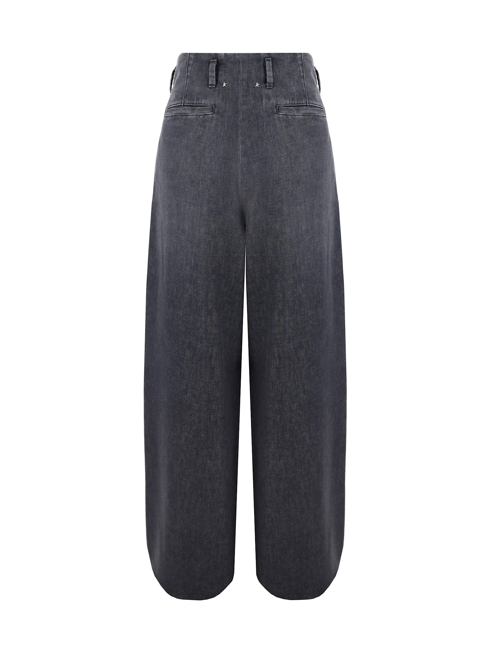 Shop Golden Goose Denim Pants In Black