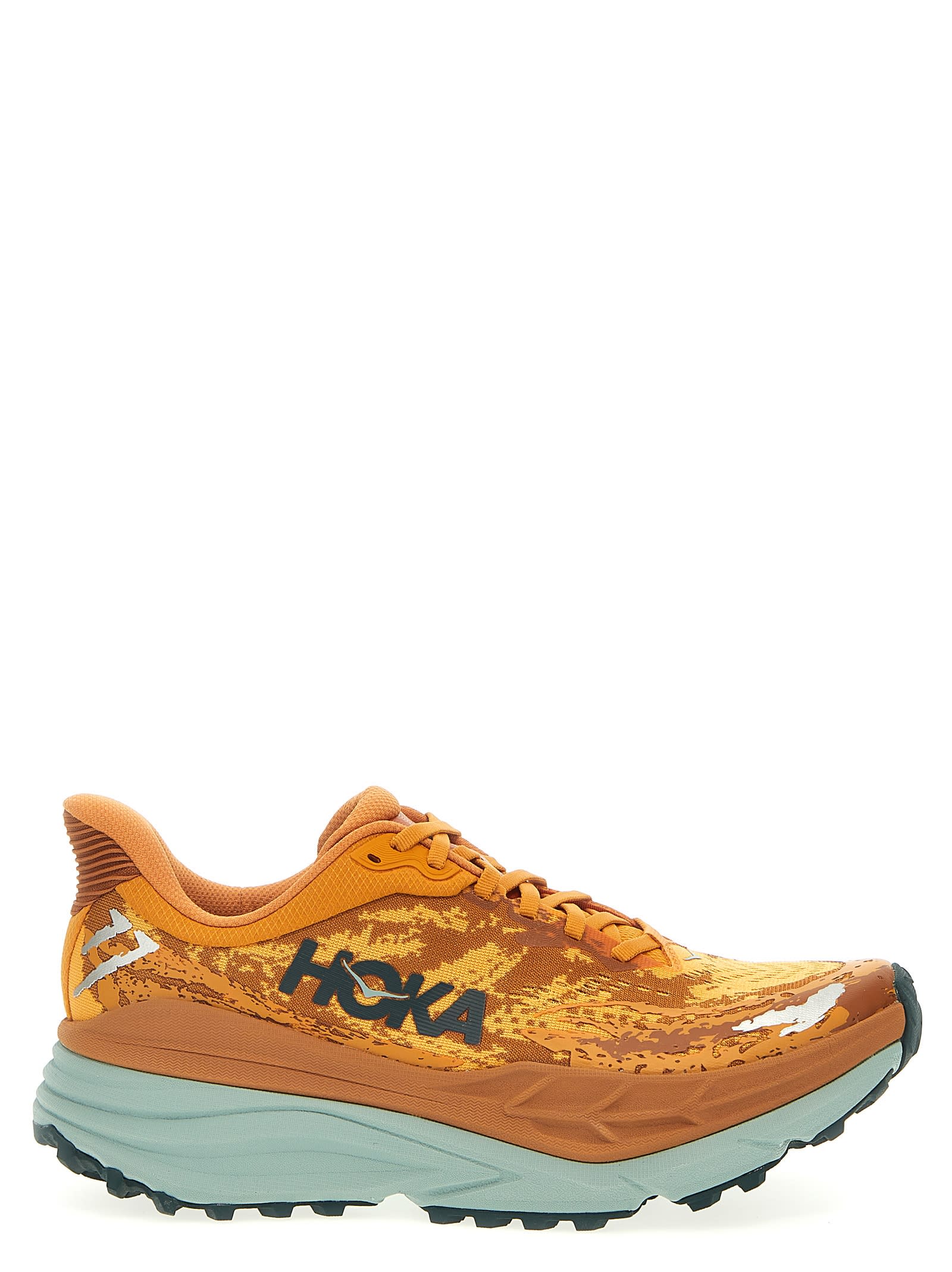 Shop Hoka One One Kaha 2 Low Gtx Sneakers In Orange