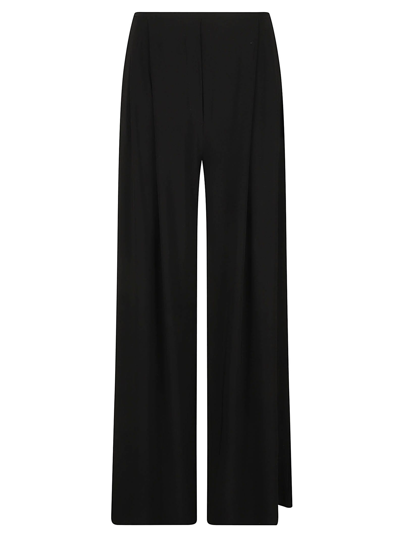 Shop Norma Kamali Trousers Black
