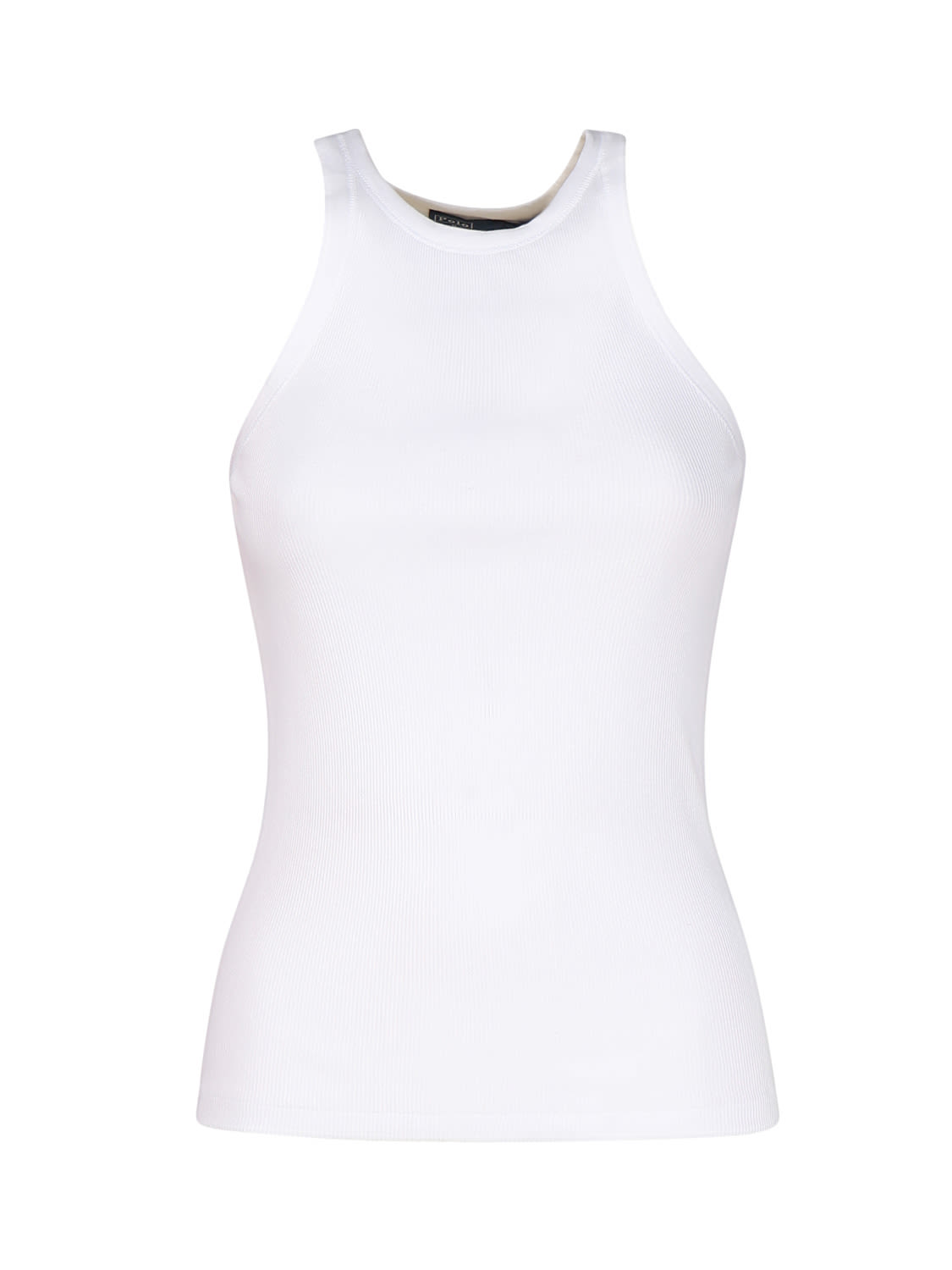 Polo Ralph Lauren Ralph Lauren Ribbed Cotton Tank Top In White