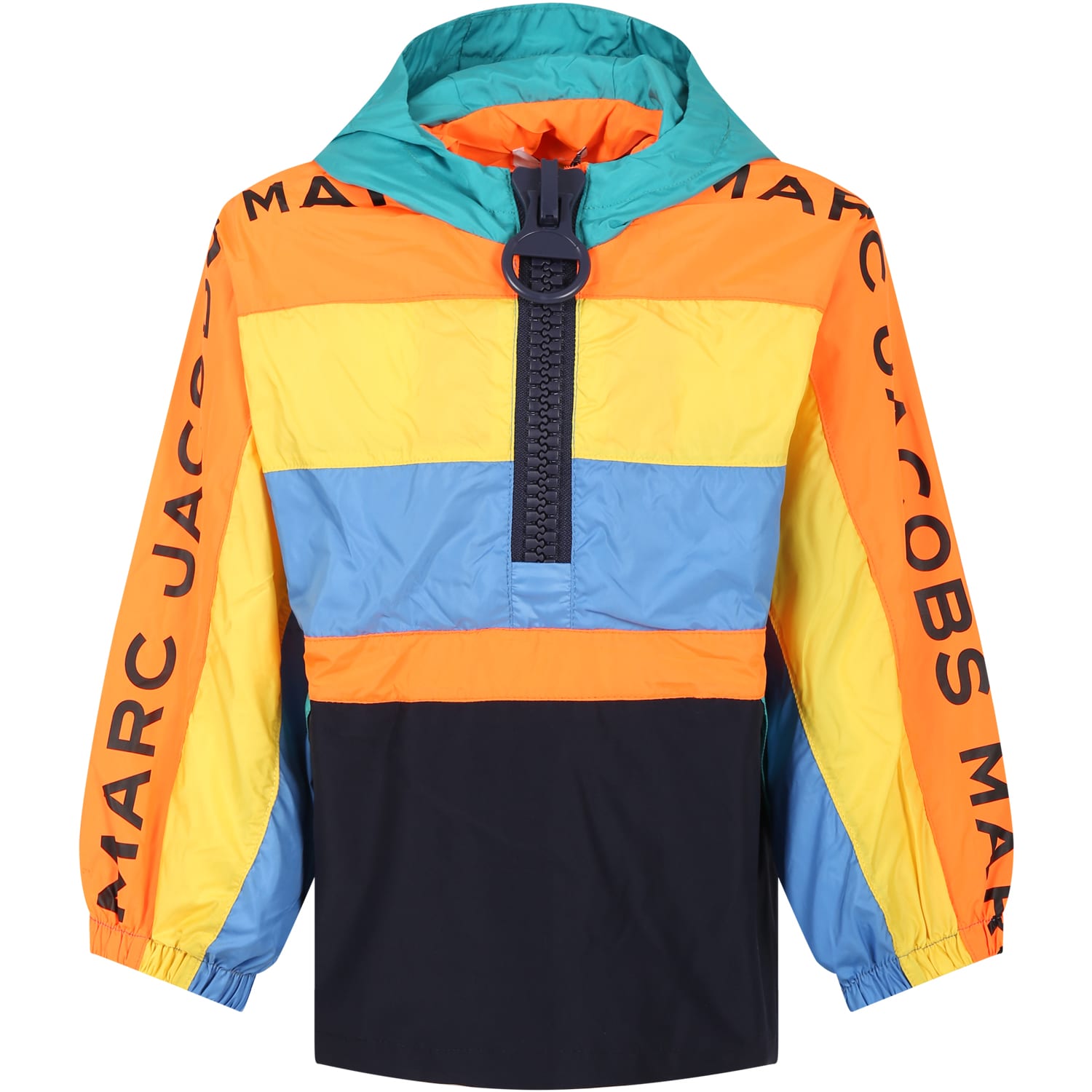 Little Marc Jacobs Kids' Multicolor Jacket For Boy With Logo