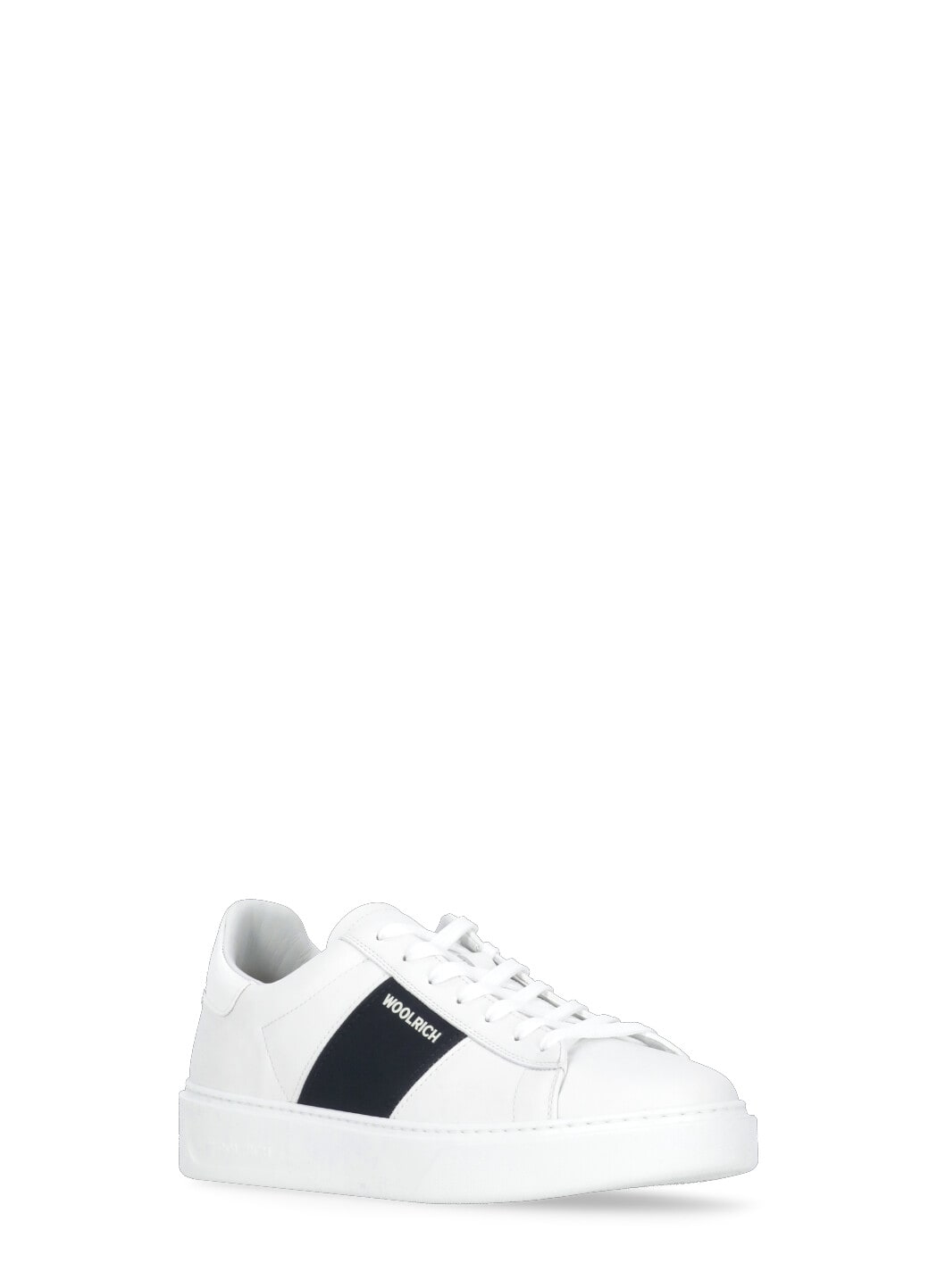 Woolrich White Classic Court Sneakers