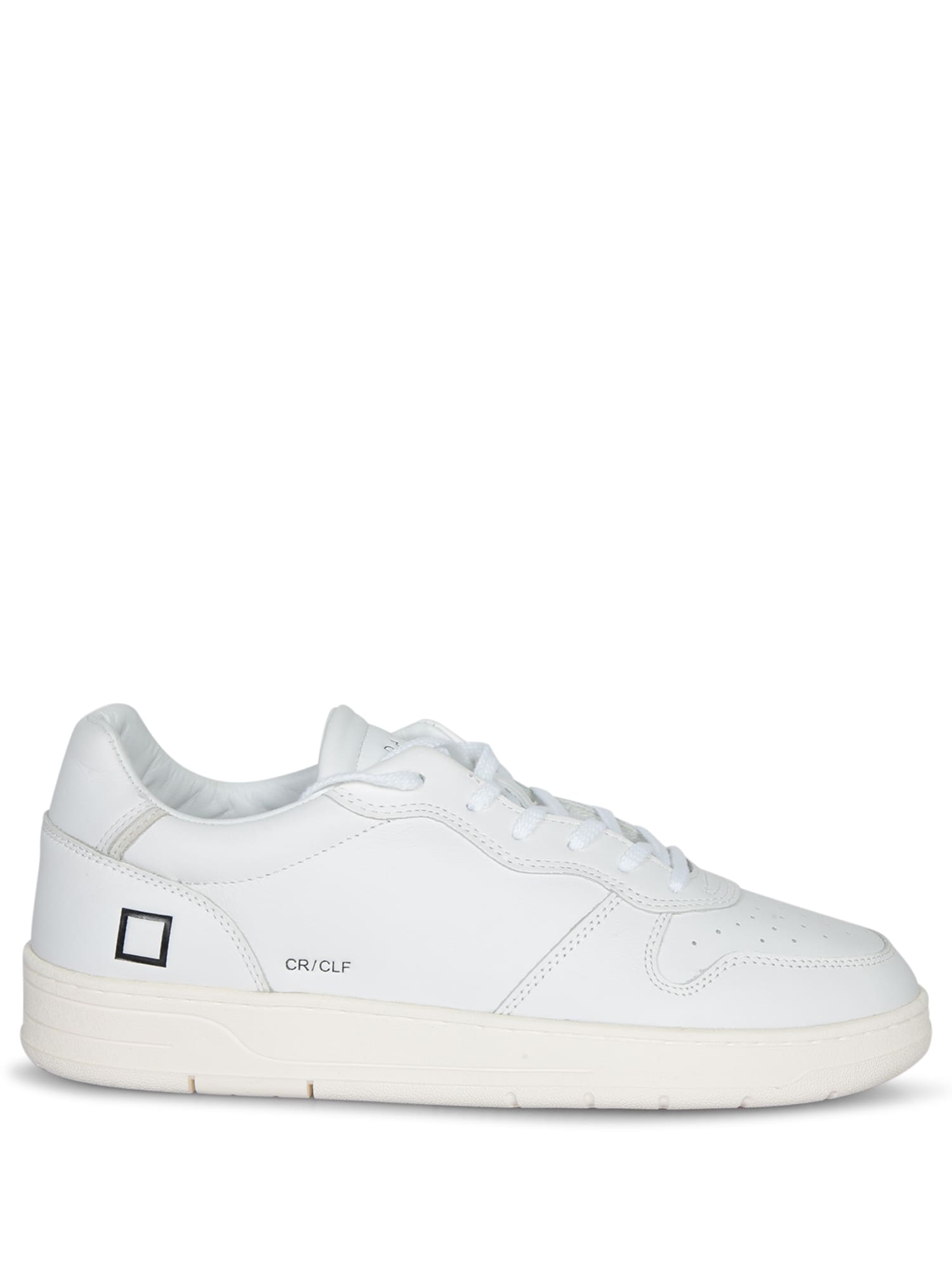 D. A.T. E. Court White Sneakers