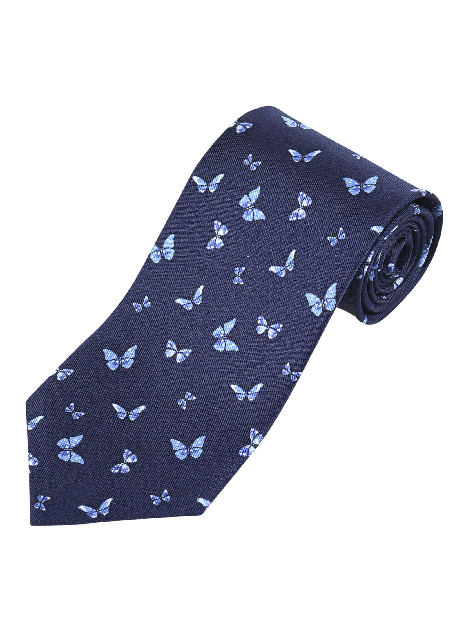 Eddy Monetti Butterfly Pattern Tie