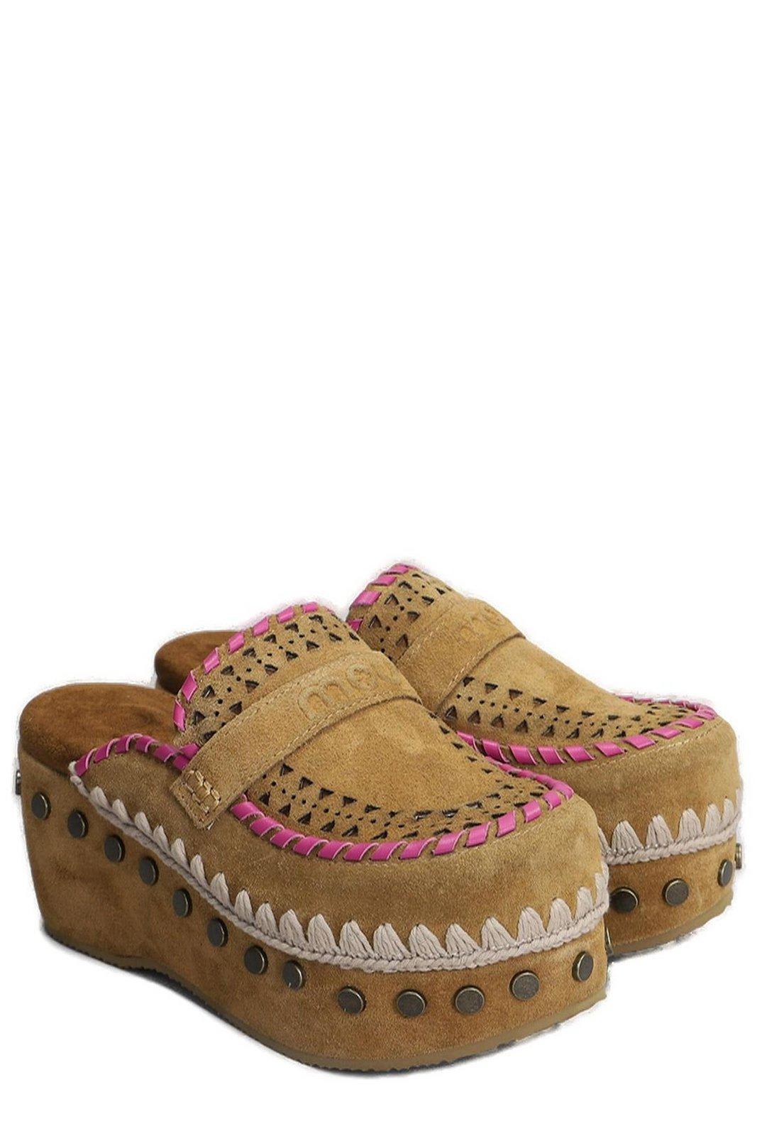 MOU OVERSTITCH CLOGS