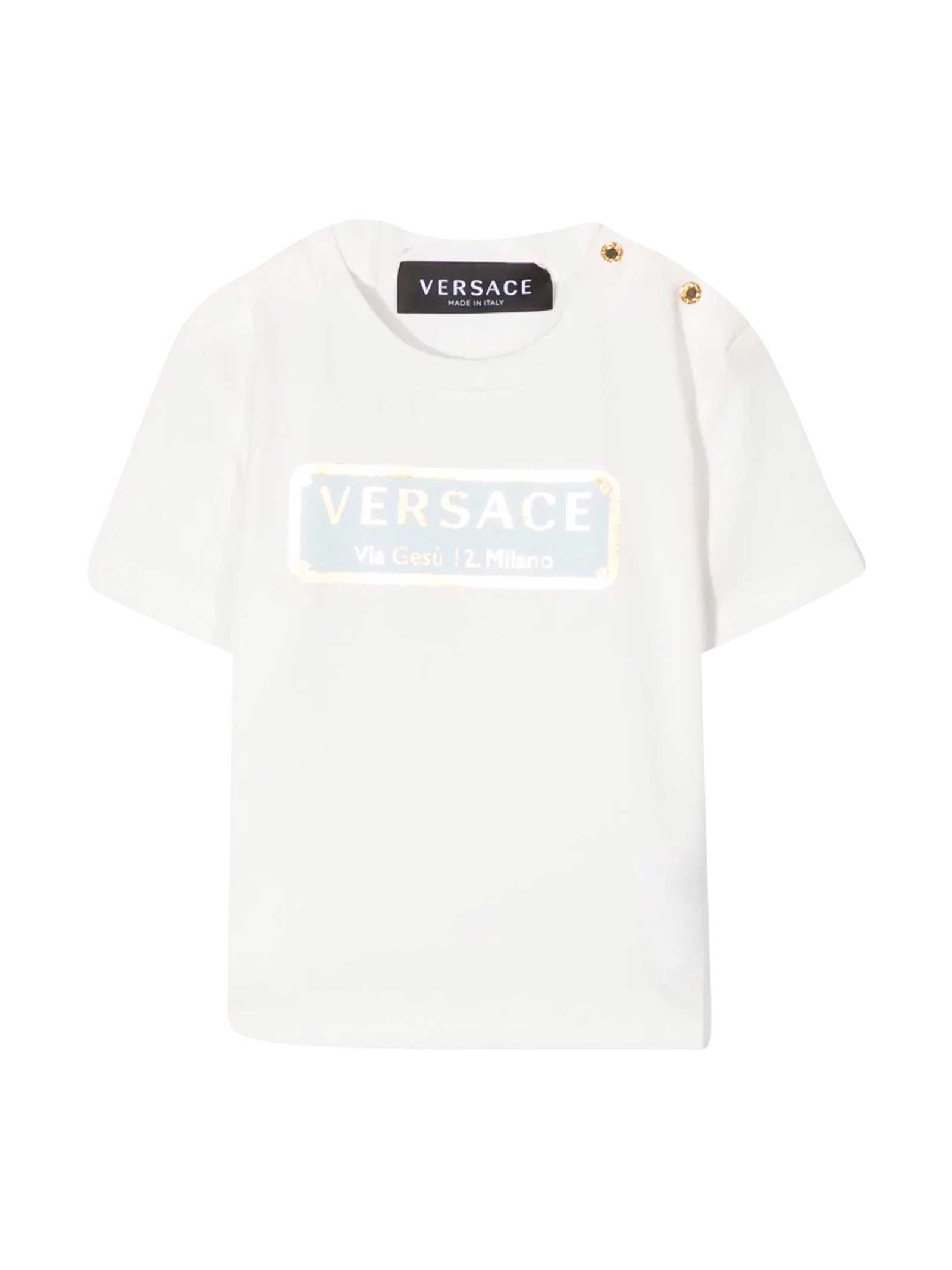 YOUNG VERSACE WHITE T-SHIRT