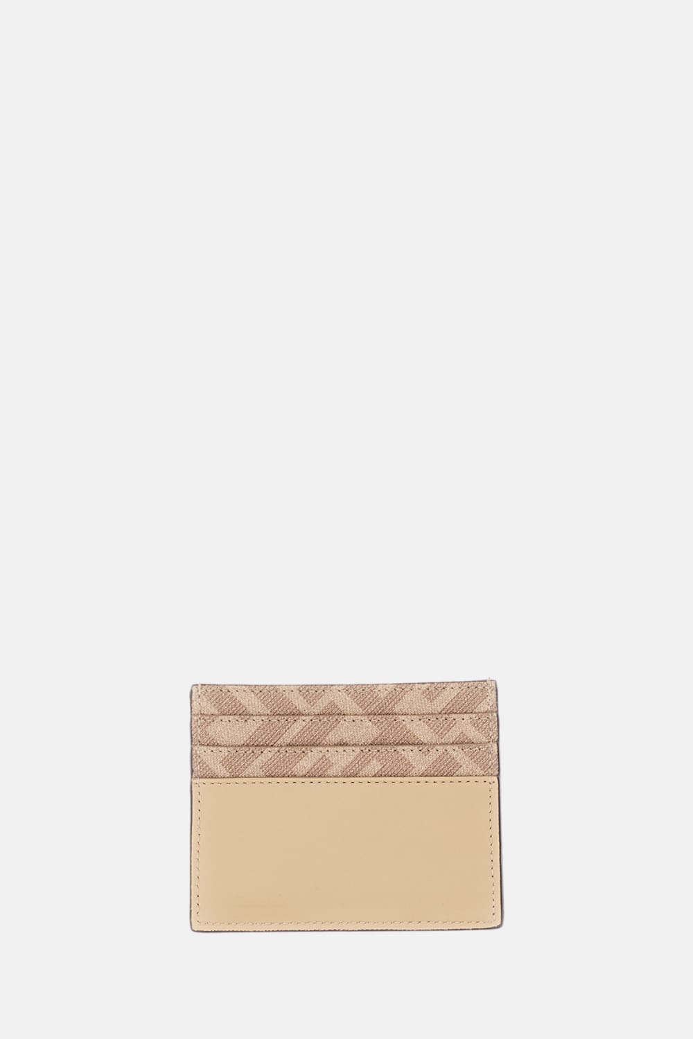 Fendi Card Case  Square Ff_unica In Sand