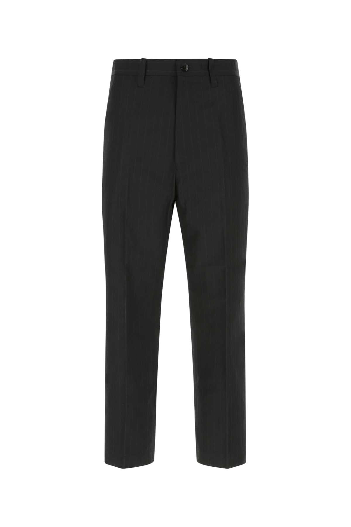 Embroidered Polyester Blend Pant