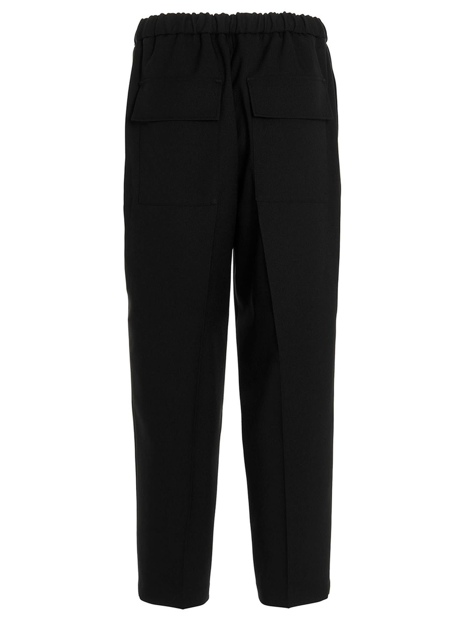 Shop Jil Sander Trousers Black