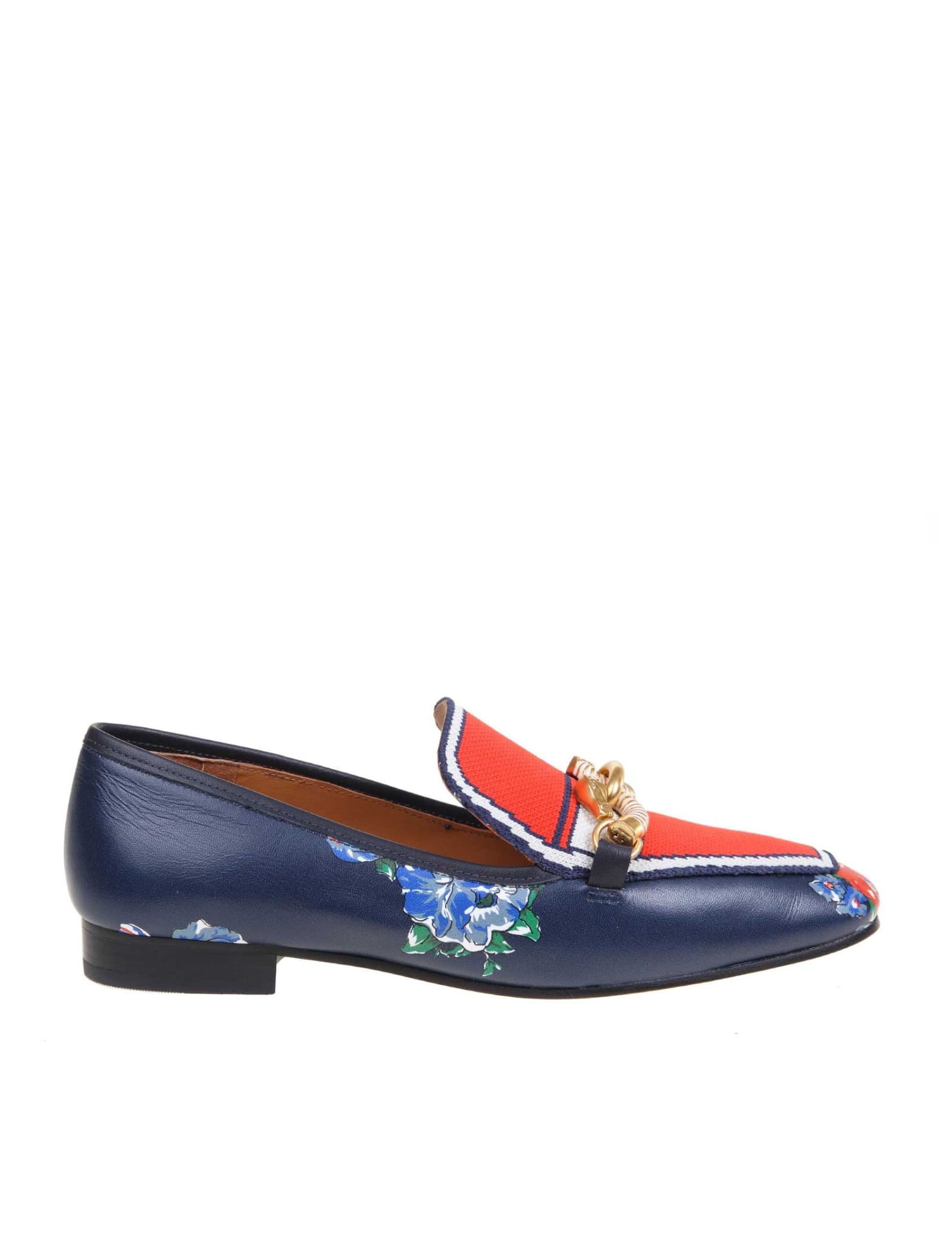 TORY BURCH JESSA MOCCASIN IN PRINTED LEATHER,11256847