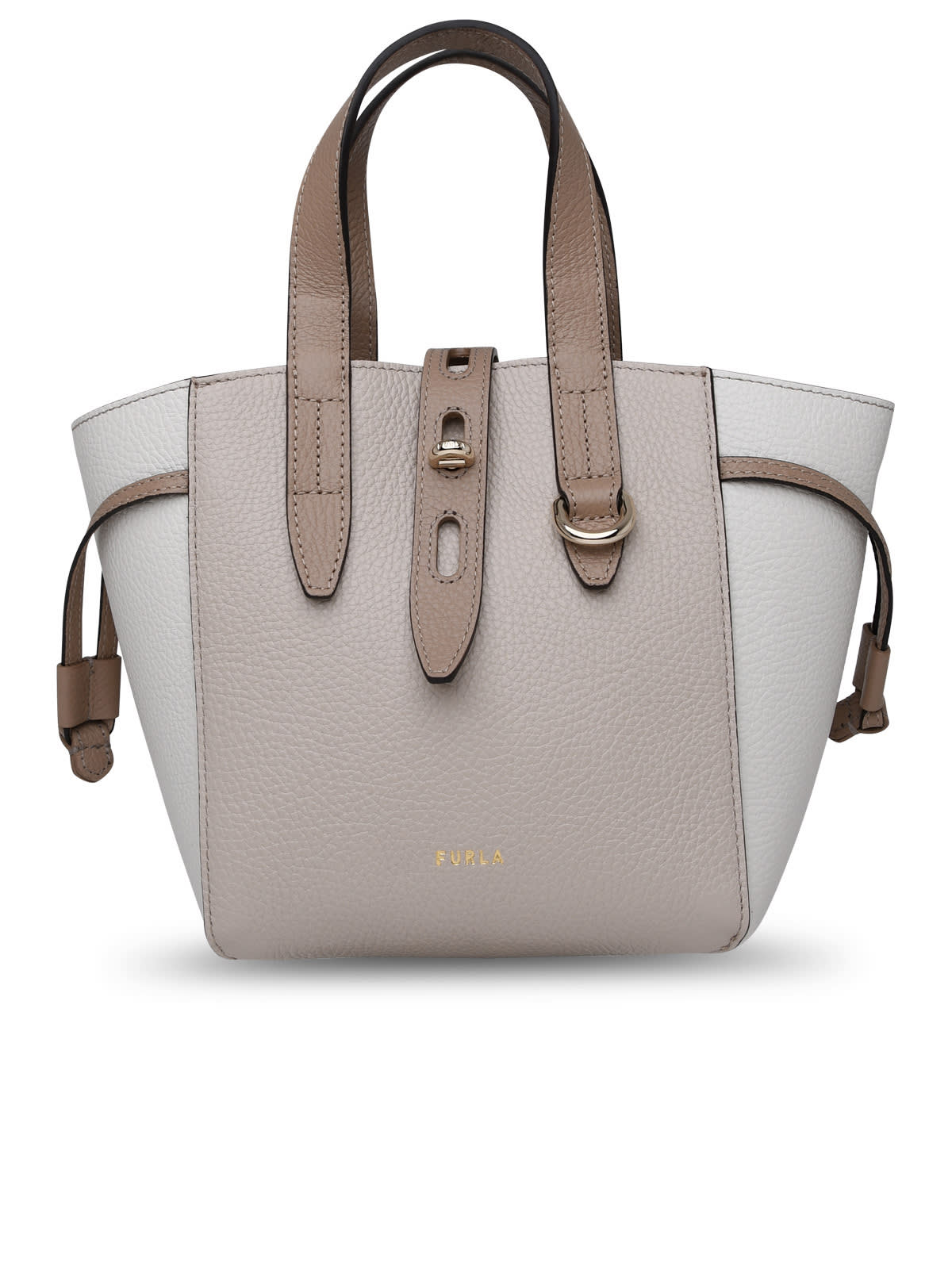 Furla NET M TOTE - Handbag - greige/cognac/nero/grey 