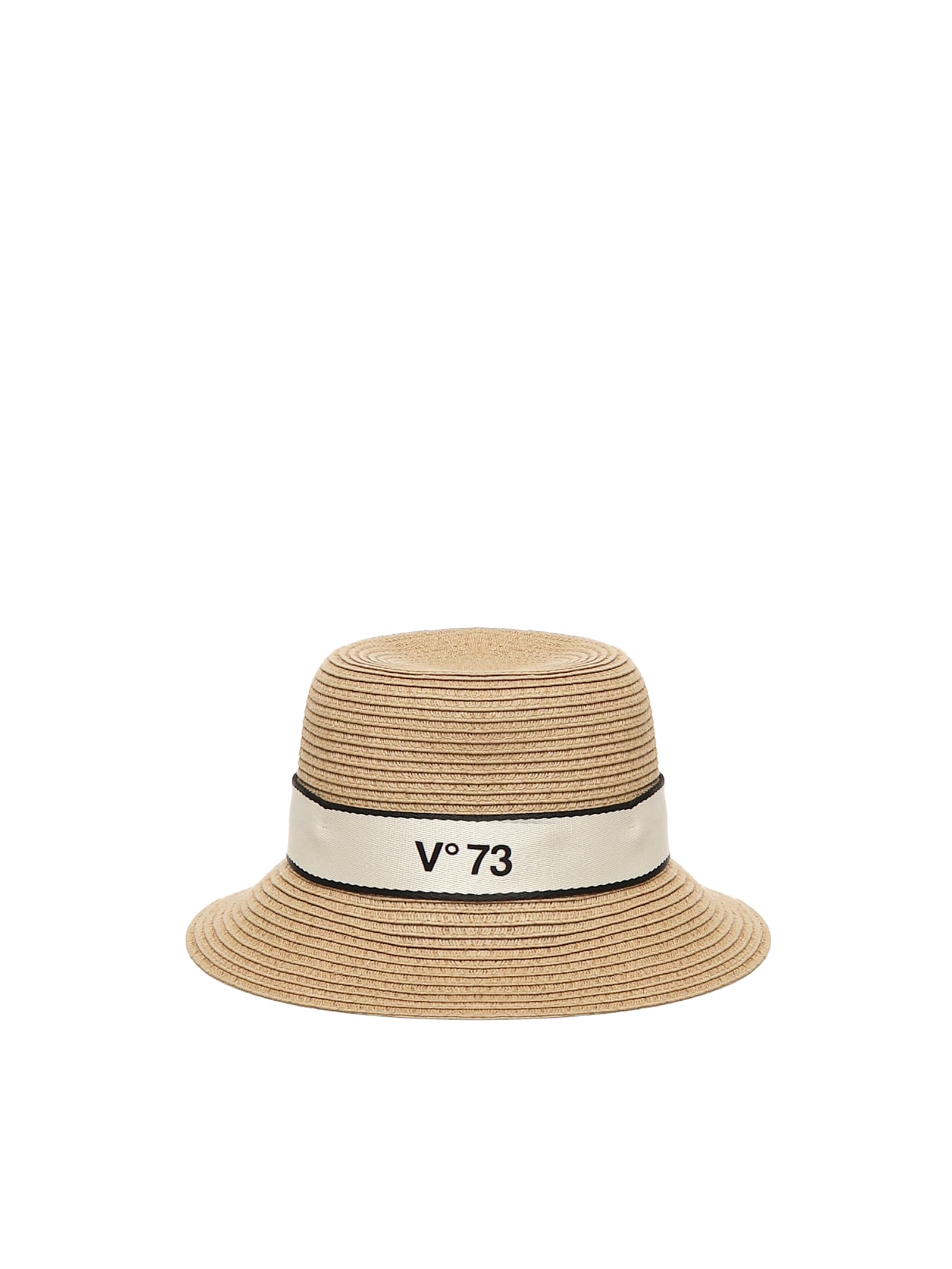 V73 RAFFIA BUCKET HAT 