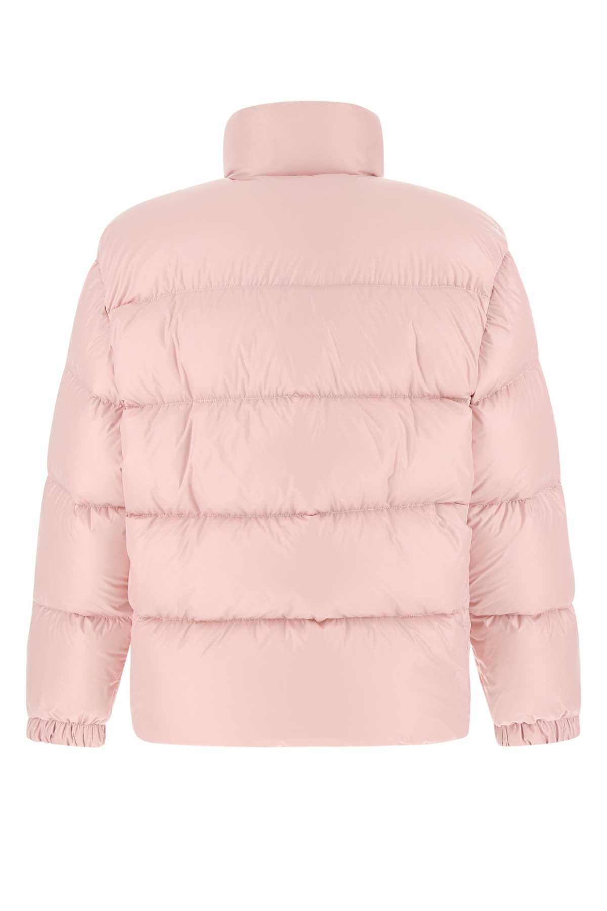 Prada Pink Recycled Polyester Down Jacket In F0e18