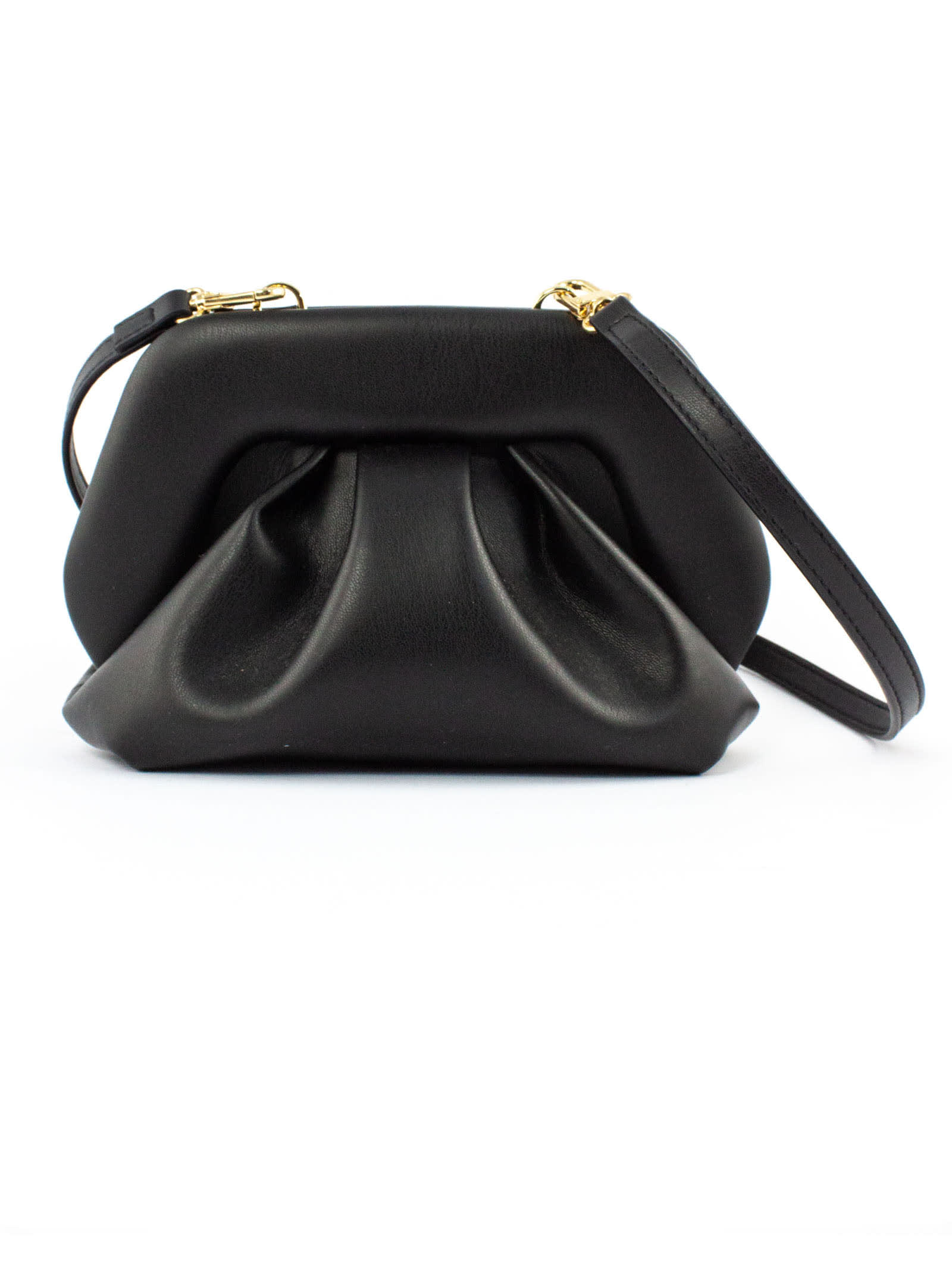 THEMOIRè Black Clutch Bag In Nappa Eco-leather