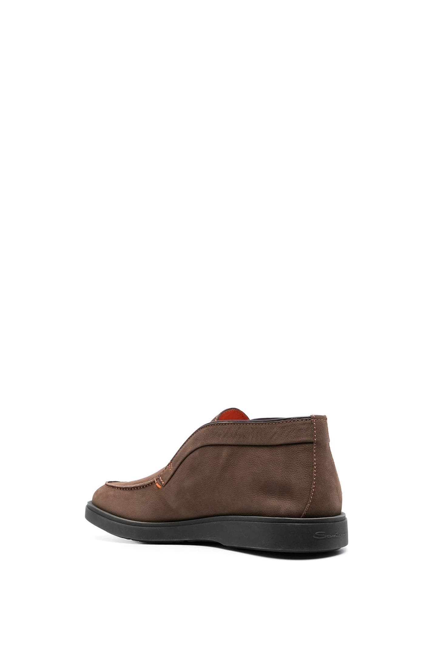 Shop Santoni Dragon Mocassin In Brown