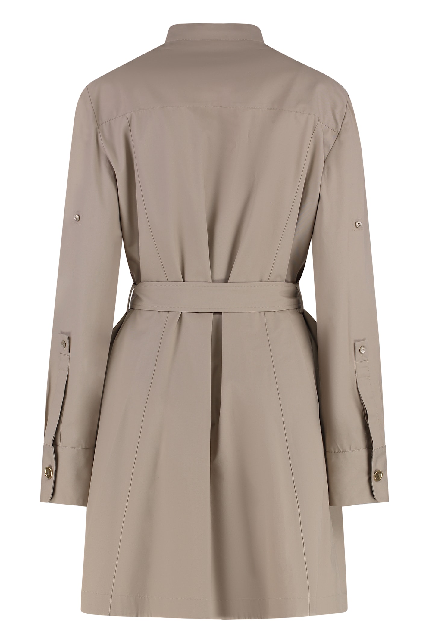 Givenchy Taupe Safari Dress In Poplin In Beige