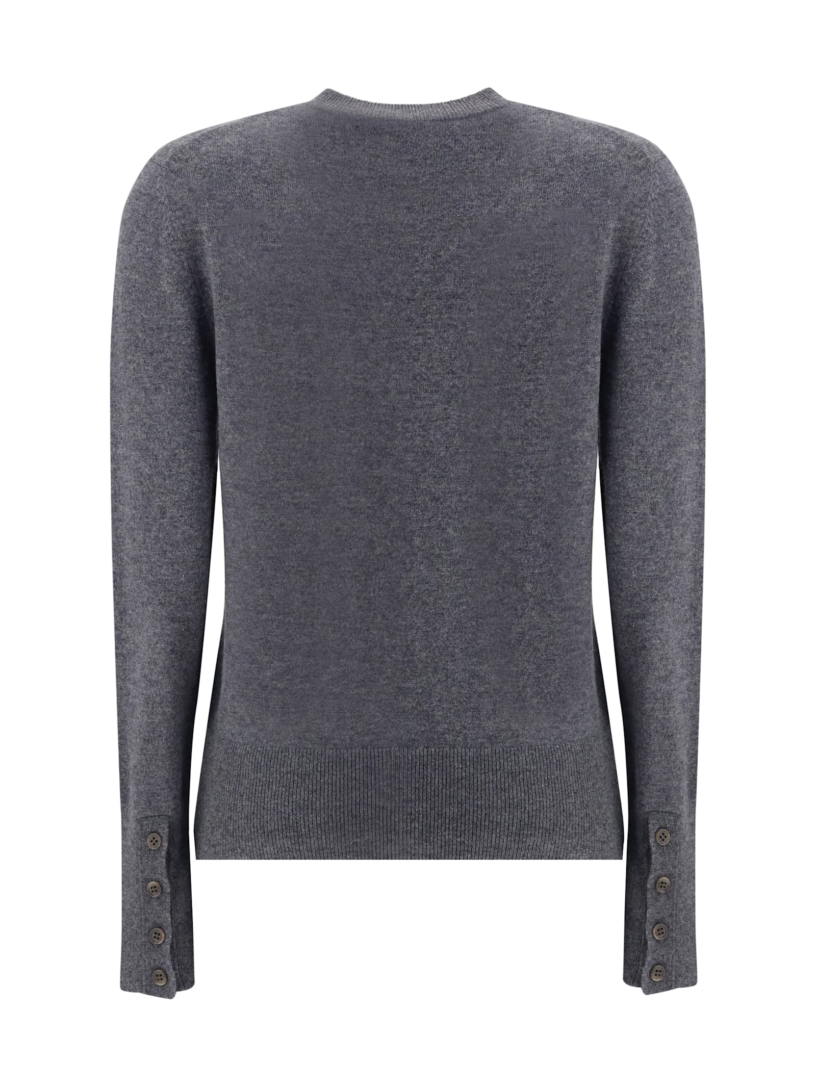 Lisa Yang Nellia Button-cuff Cardigan In Gray