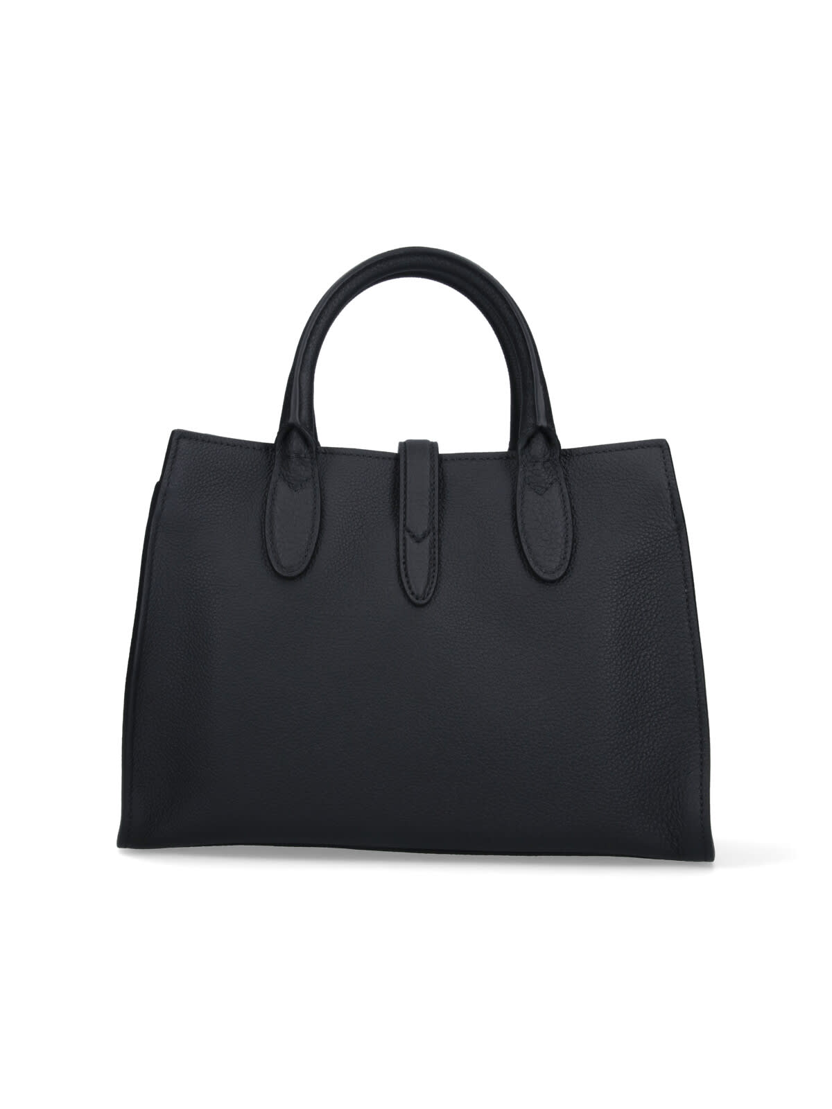 Gucci Structured Tote Bag With Detachable Strap In Black
