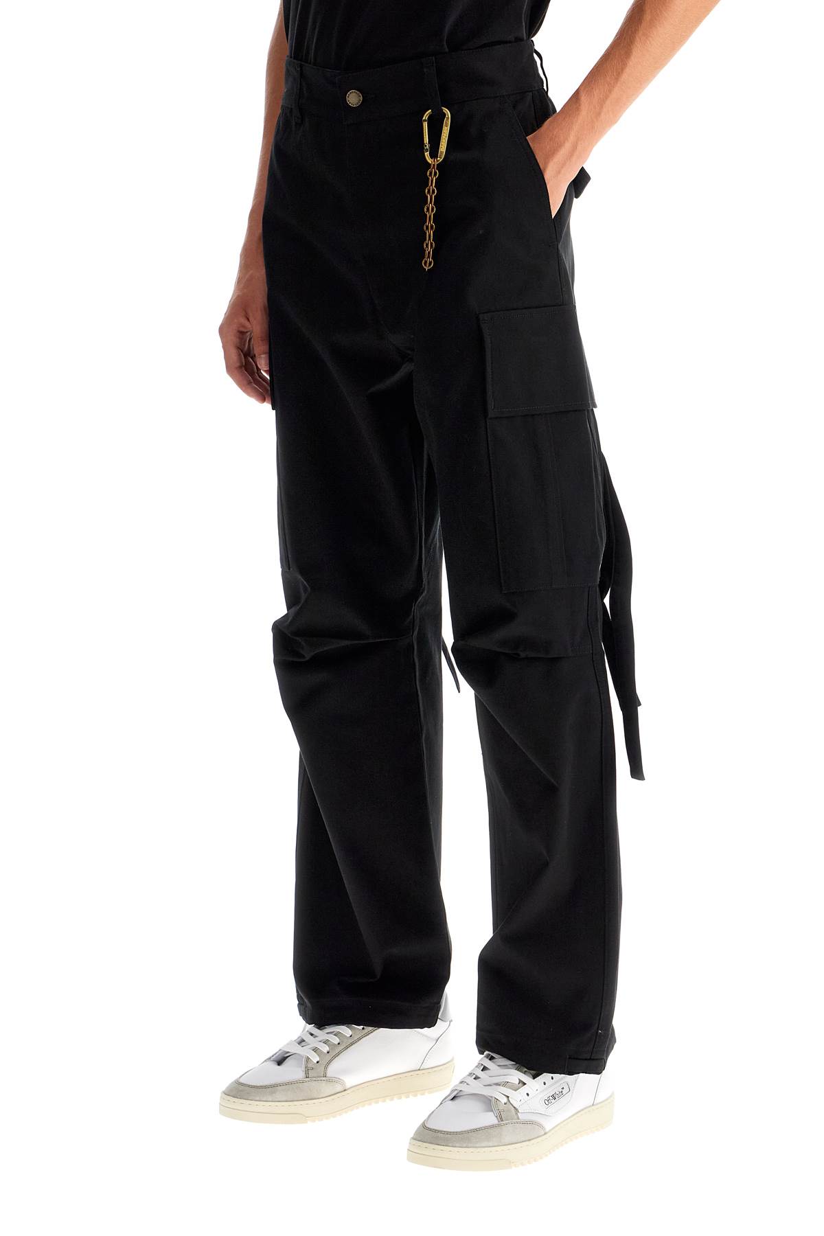 Shop Darkpark Laurent\n\nsaint Laurent Cargo Pants In Black (black)