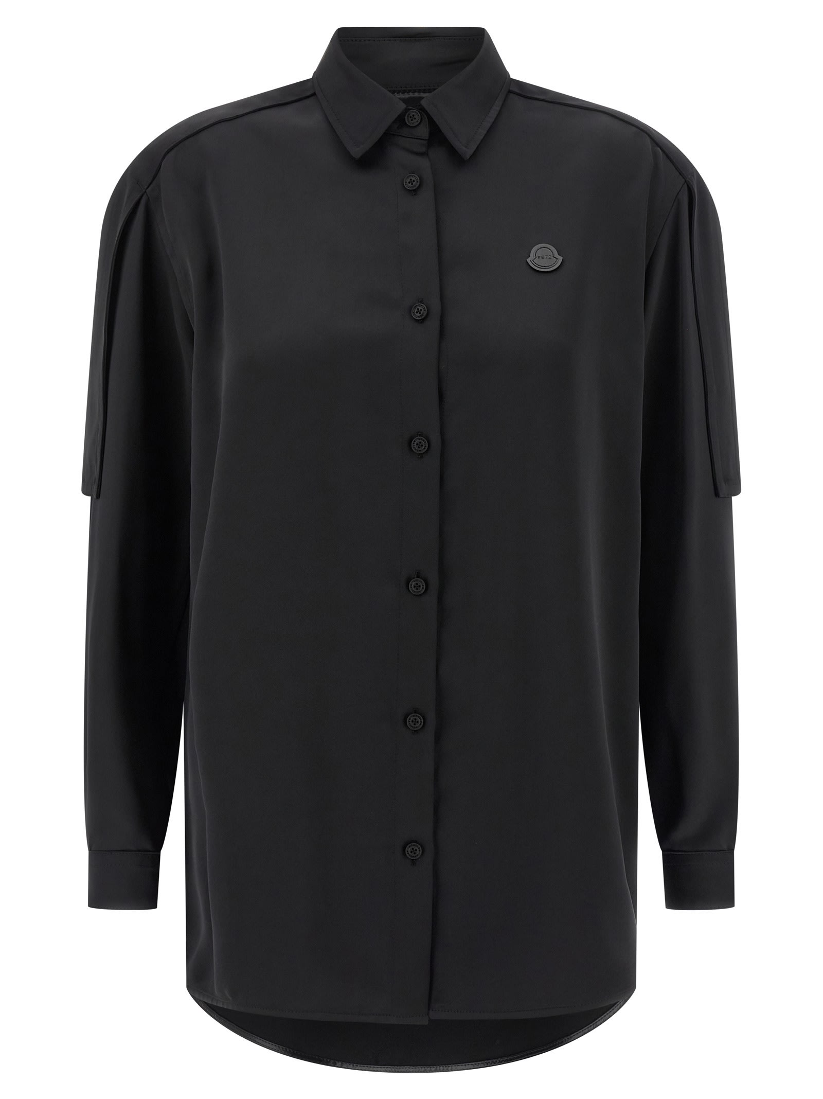 Moncler Genius Edward Enninful Collaboration Shirt Epaulettes In Black