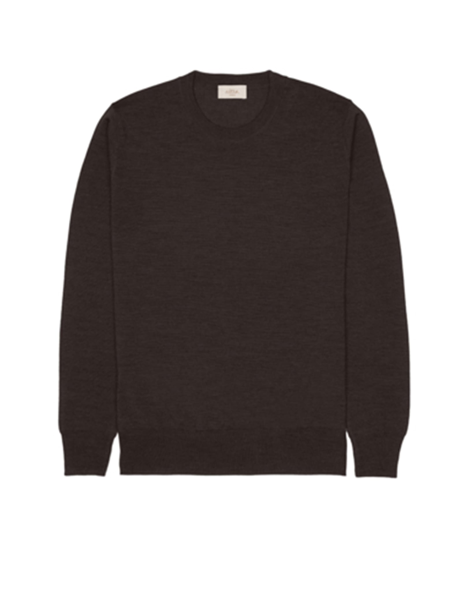 Mens Brown Crewneck Sweater